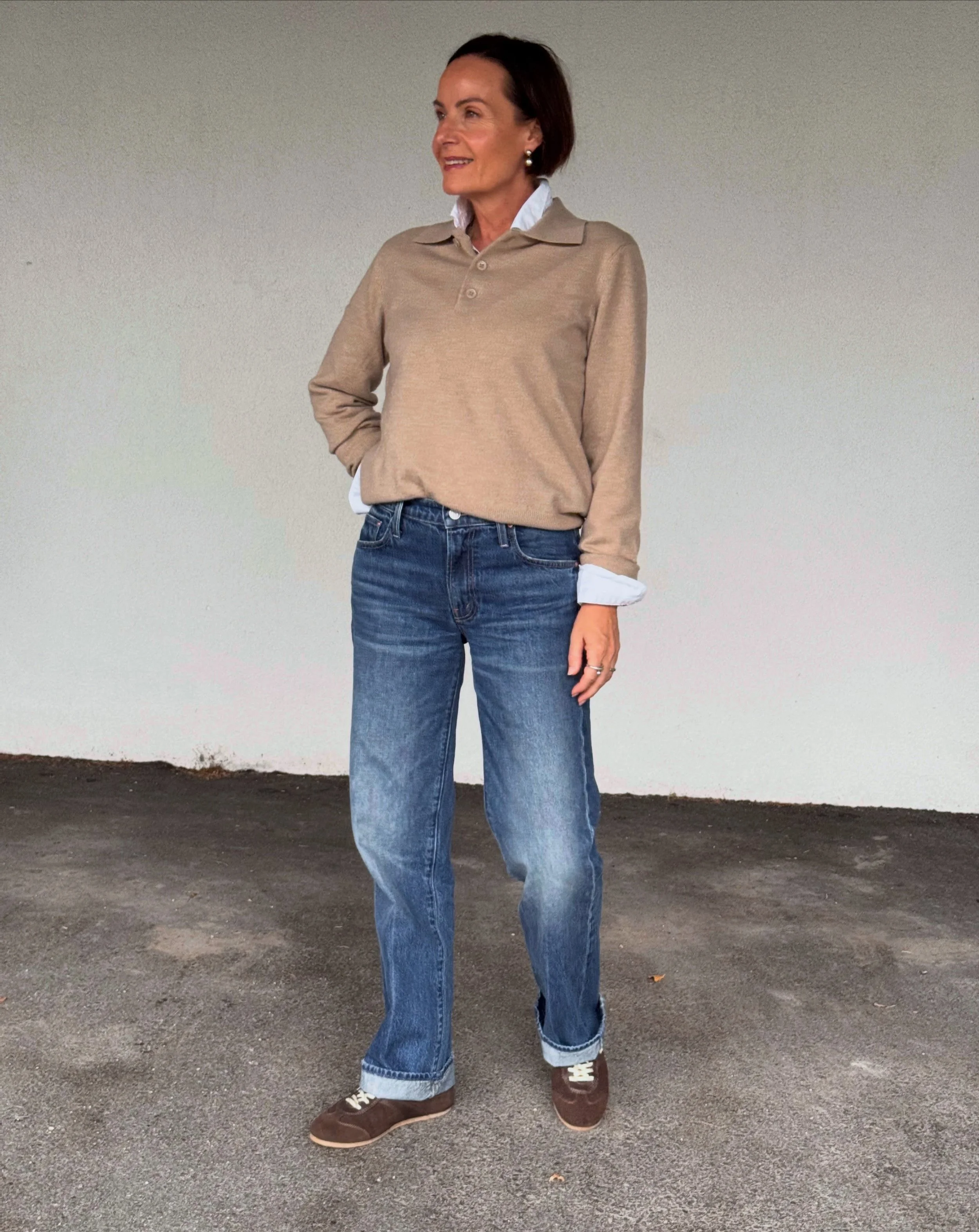 Mawei Classic polo og Mother jeans er perfekt antrekk p&aring; en fin s&oslash;ndag 🍃 

#mawei #mother #fallvibes #neozsandefjord