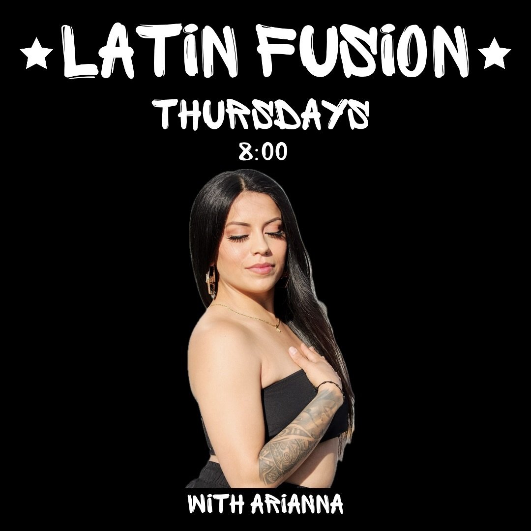 NEW CLASS!!!🚨

LATIN FUSION WITH @ariannanatalie19 

A 60 MIN CHOREO BASED CLASS INCORPORATING MANY DIFFERENT LATIN STYLES

THURSDAYS 8PM 

#mvmnttahoe #dance #latinfusion #latindance #tahoe