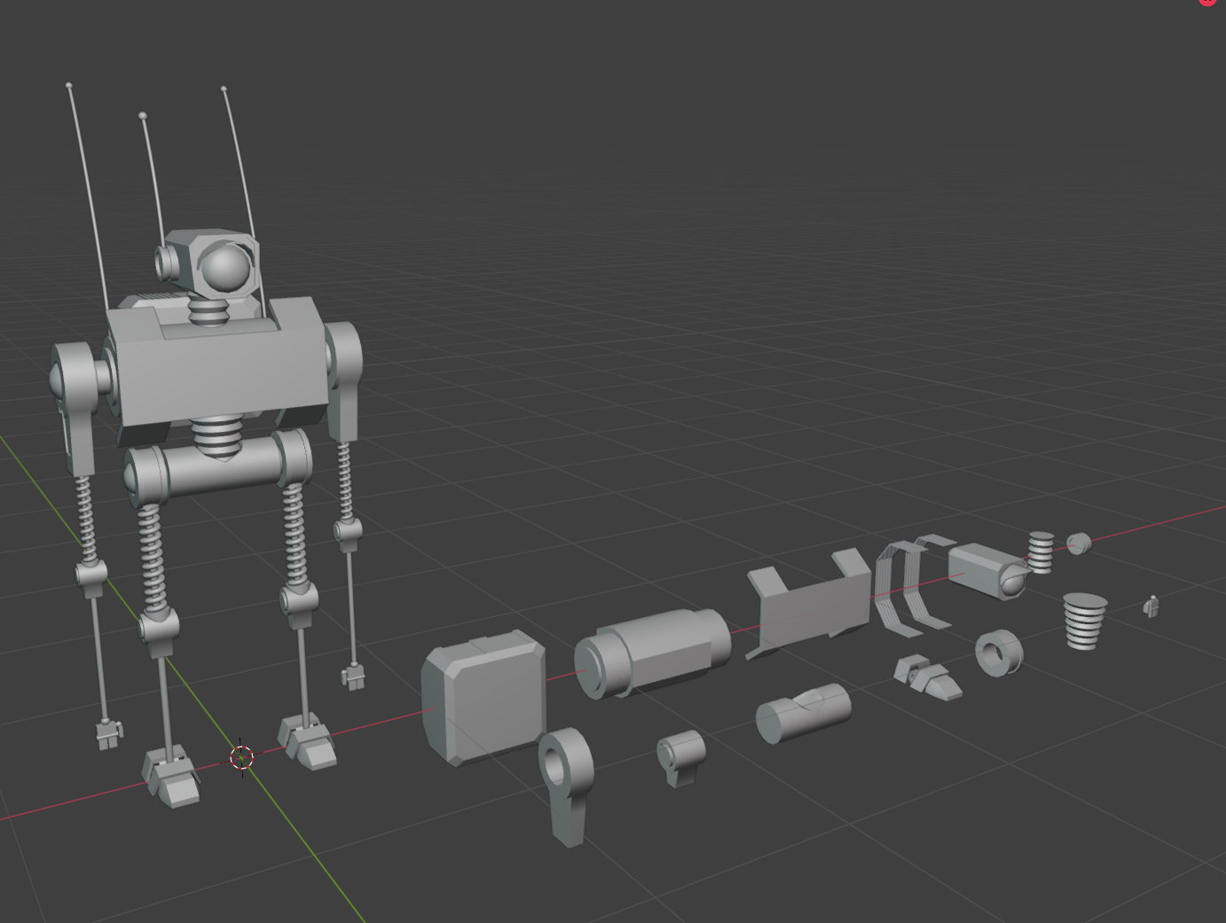 Low Poly Blender Model