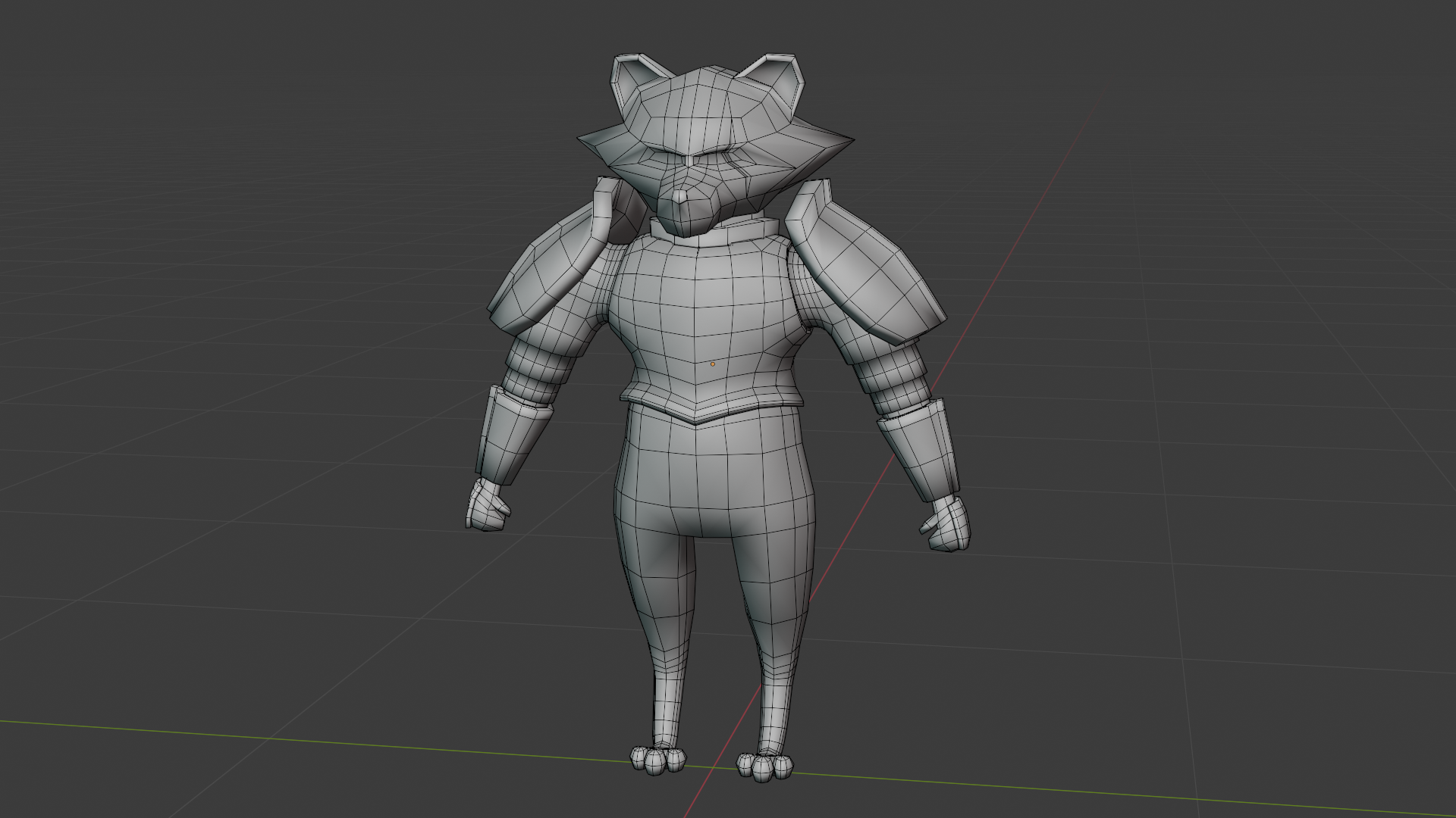 Low poly Blender model