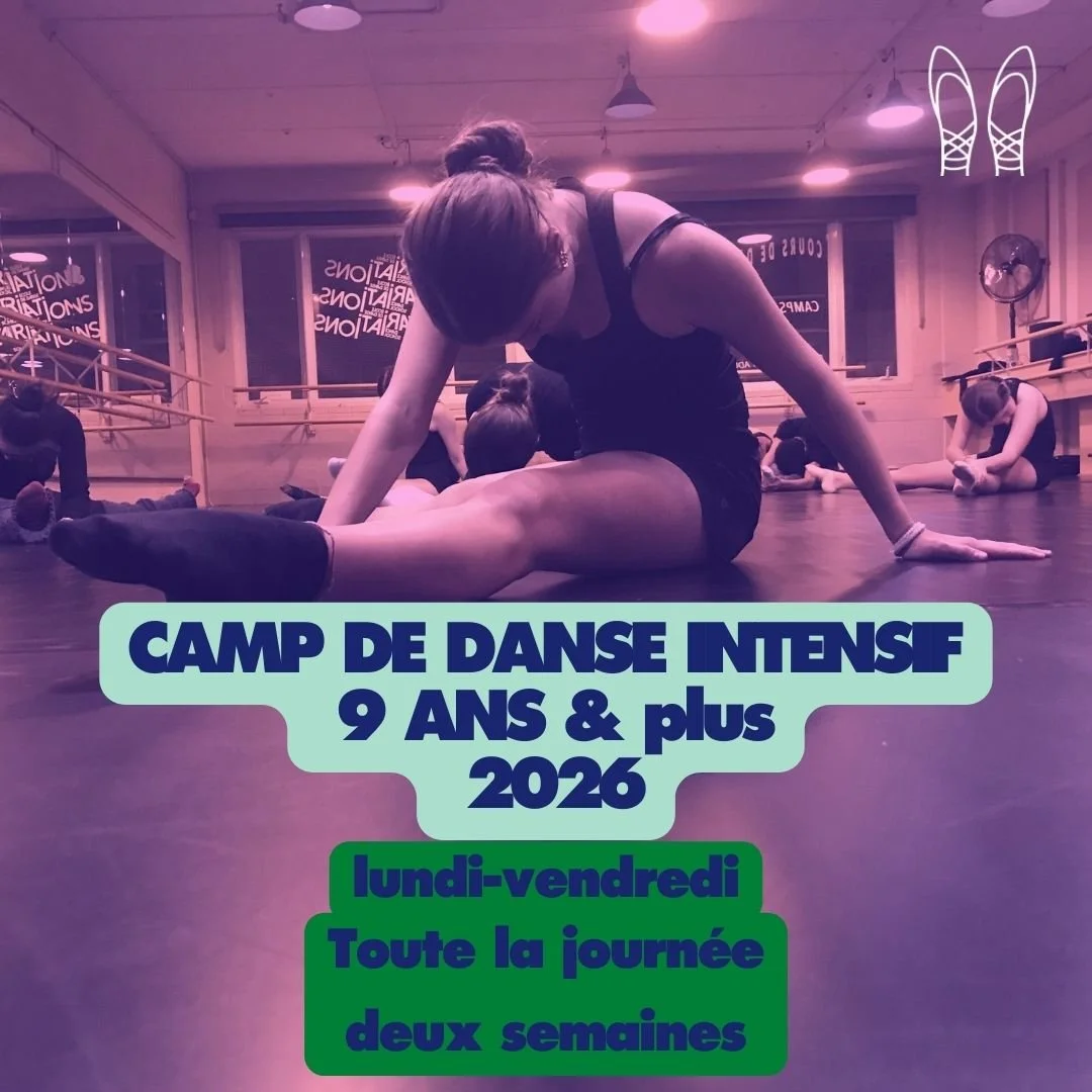 CAMP DE DANSE INTENSIF/ 9 ANS+ / 2026