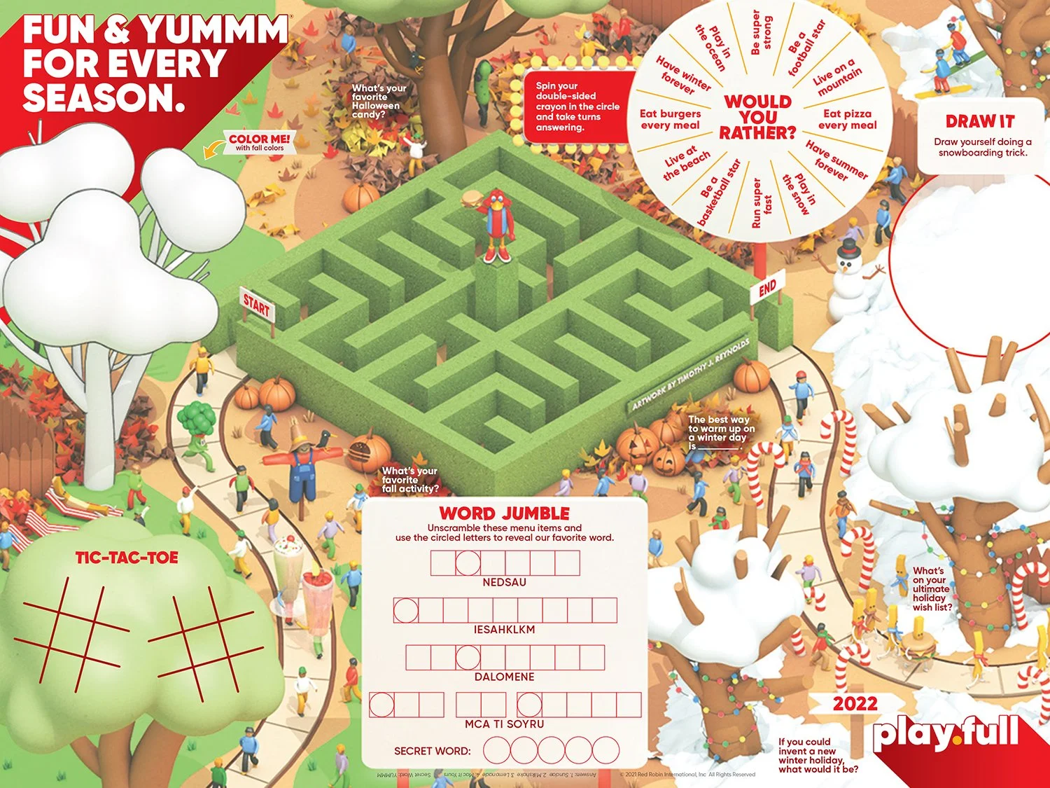 Red Robin (Kid Menus) — TIMOTHY J. REYNOLDS