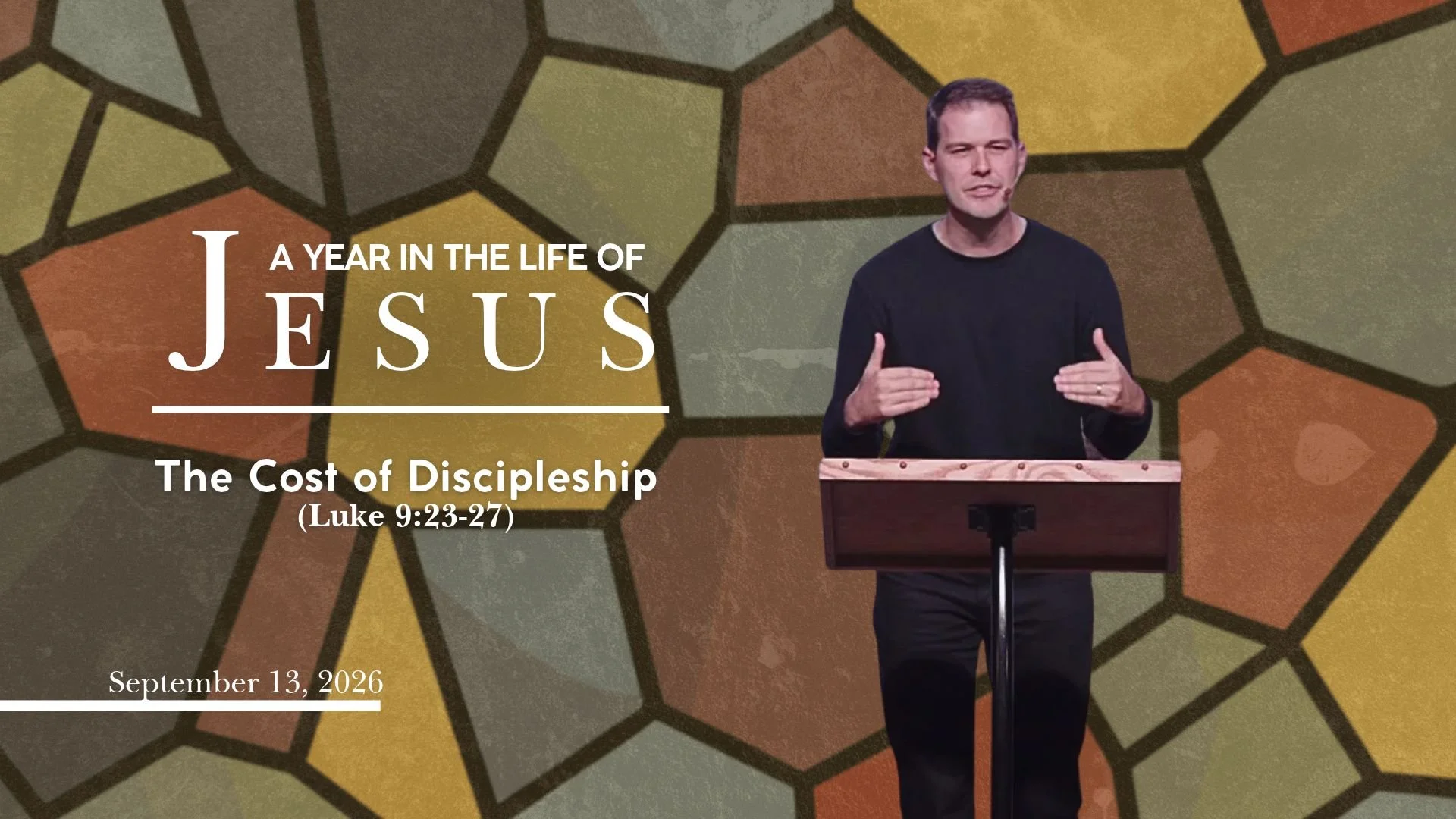 Week 20: The Cost of Discipleship