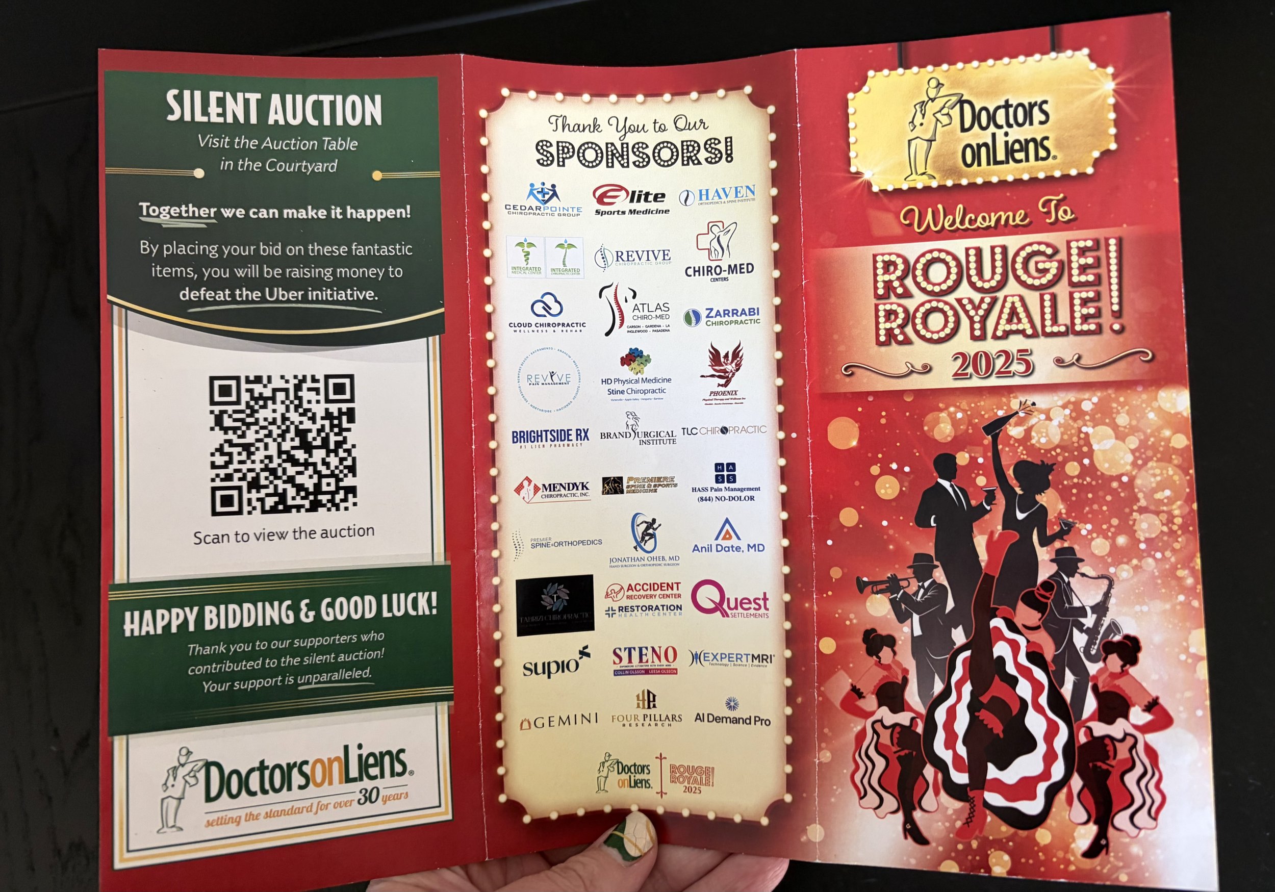 Event Brochure Printout