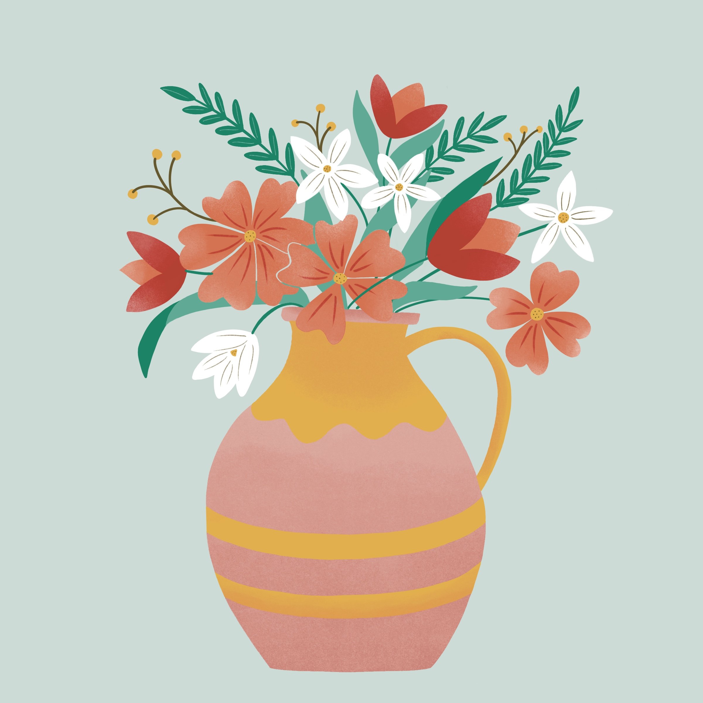 Clay vase
