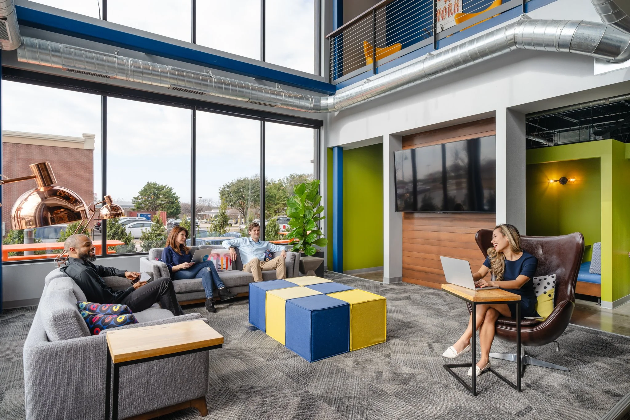 Project Spotlight: Caddo Offices – Prosper, TX Vibrant, Flexible Workspace Photography for a Growing Texas Brand