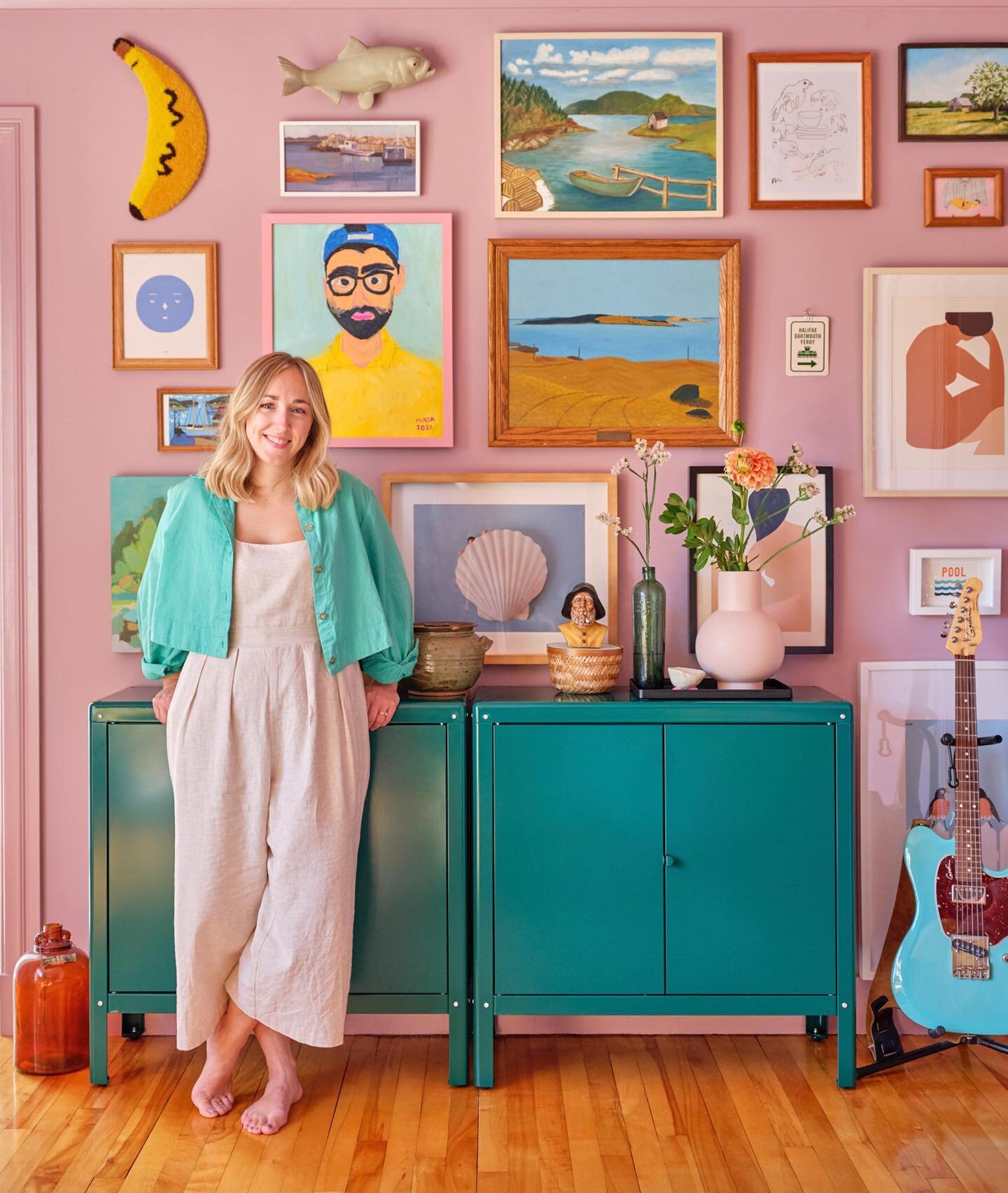 a whole lot of my favourite things on one wall 🐚🌸🥰

photo by @kimberphotog