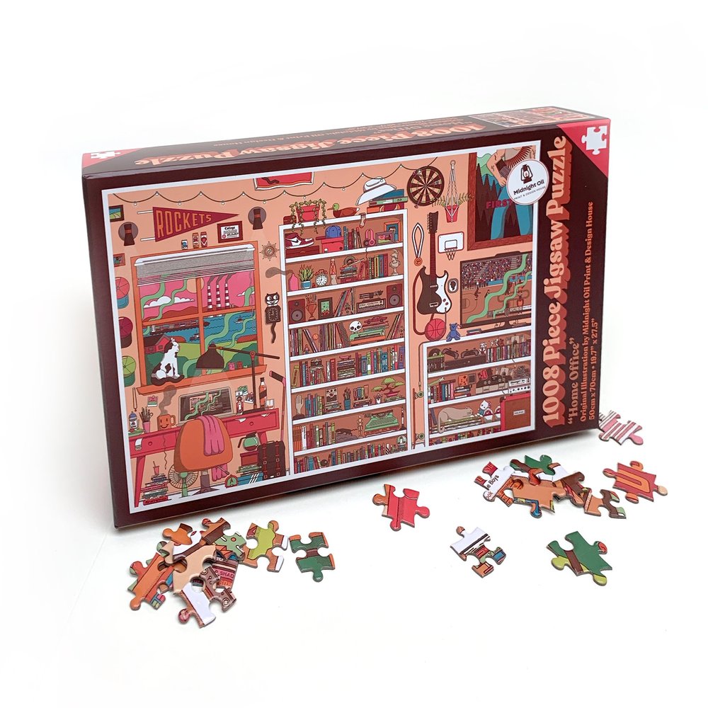 Midnight Oil Home Office Jigsaw Puzzle | $28.00