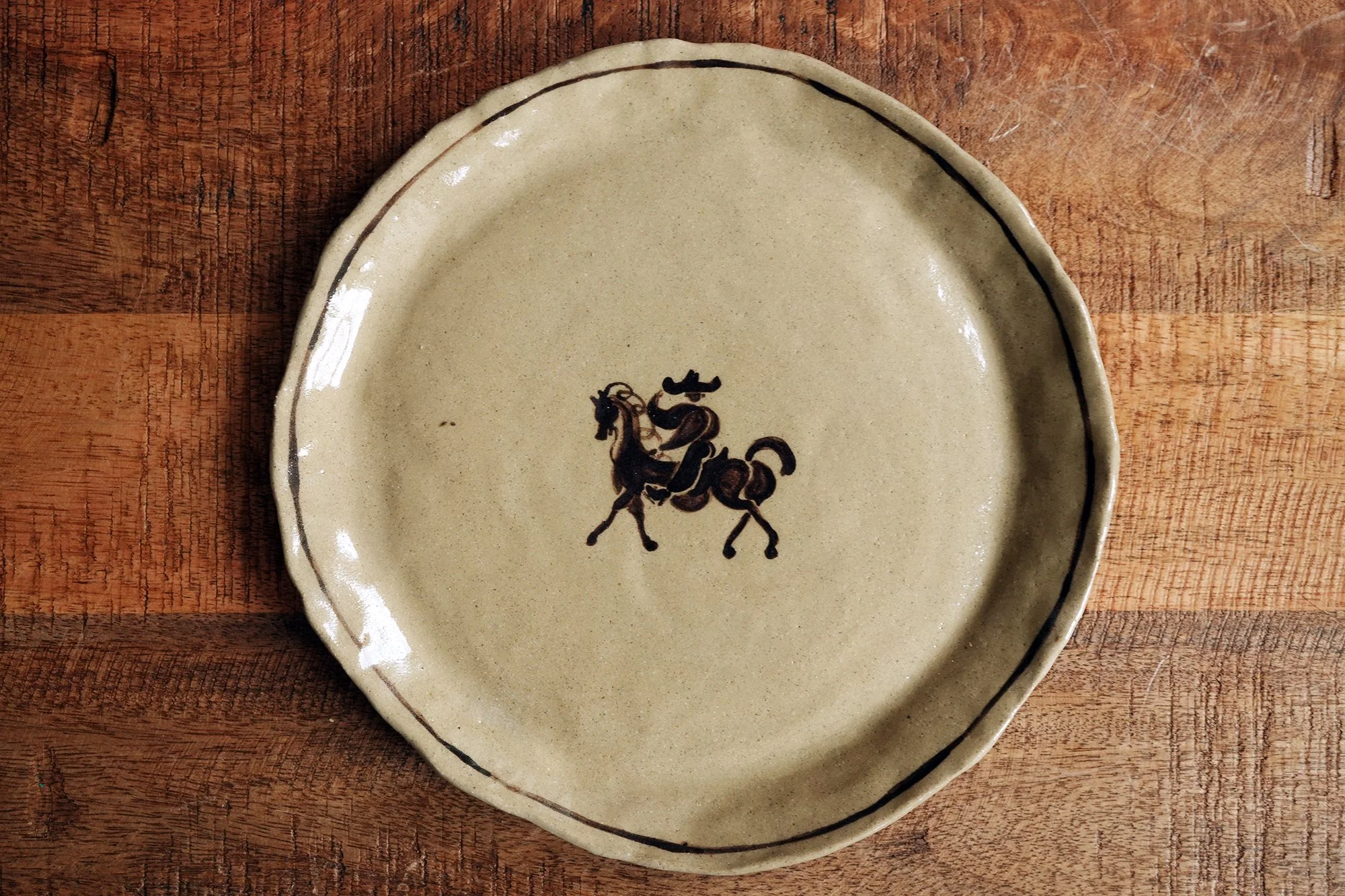 Utah Cowboy Bread Butter Plate.JPG
