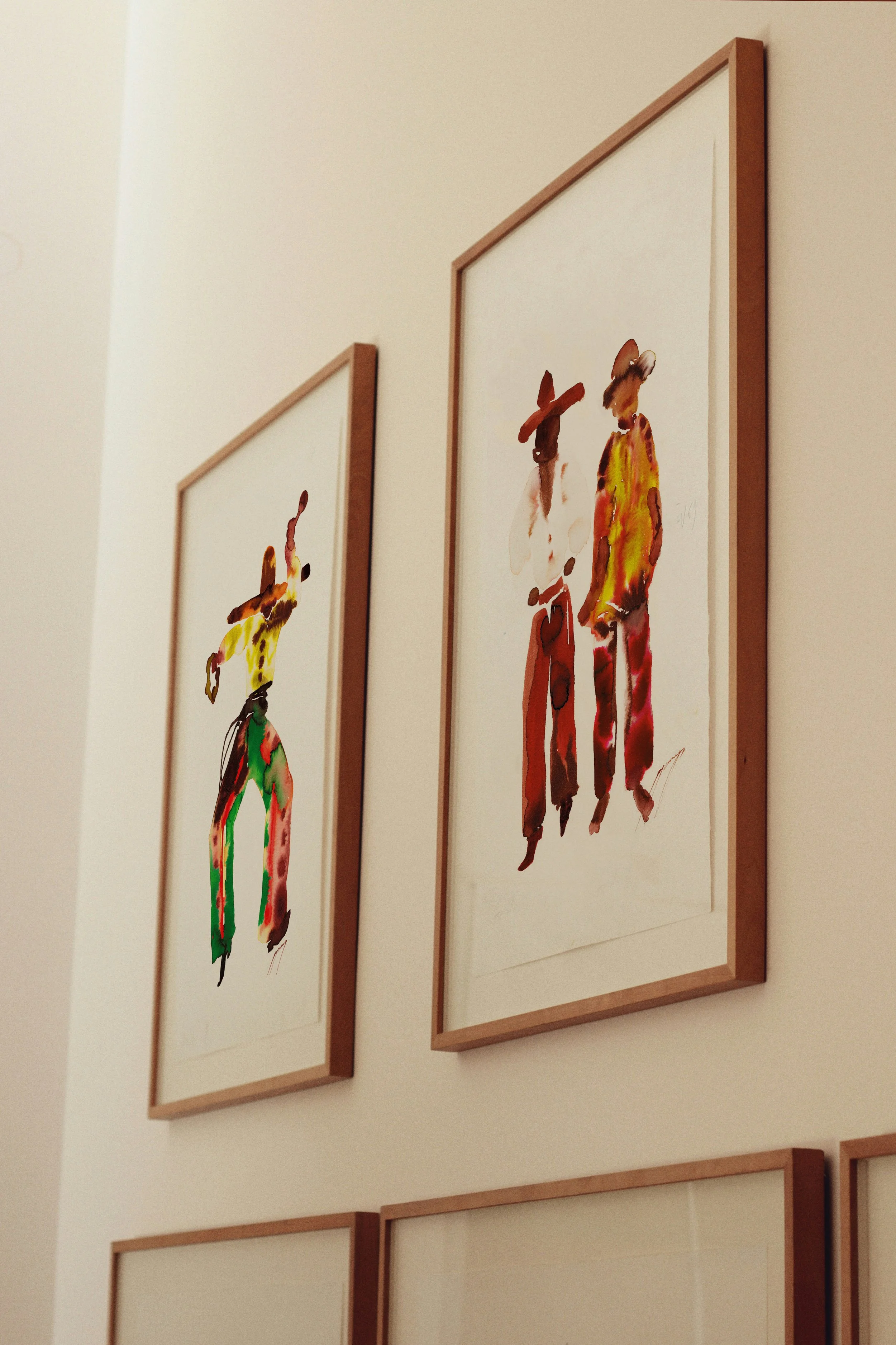 Framed Colourful Cowboy Prints by Robyn Yeang.jpg (Copy)