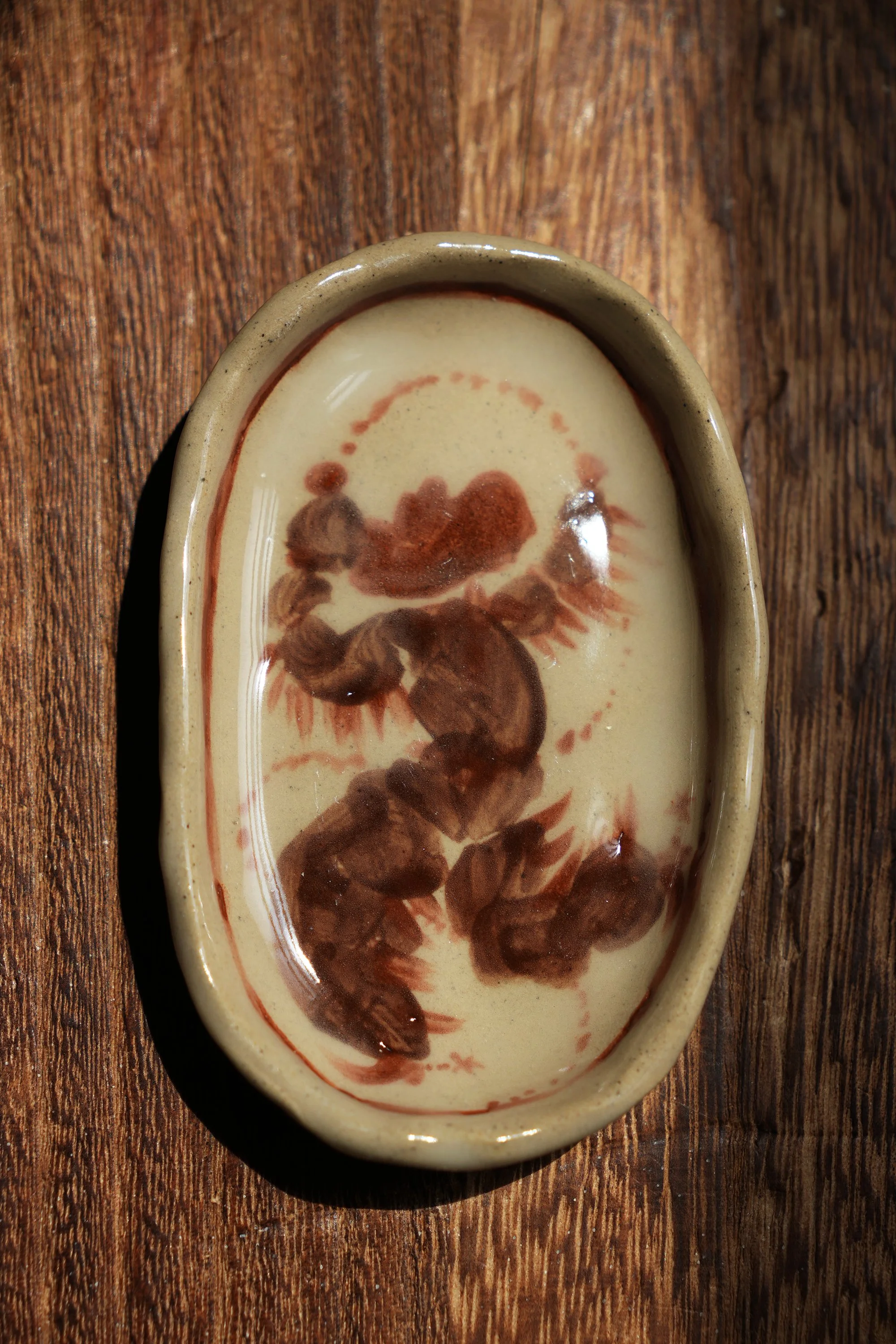 Prancing Cowboy Ceramic Ring Dish.jpg