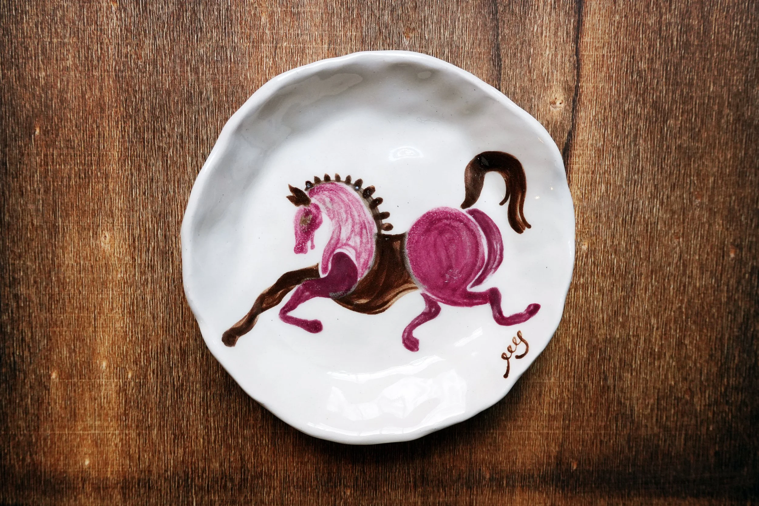 Pink Pony Plate by curiouscommon.JPG