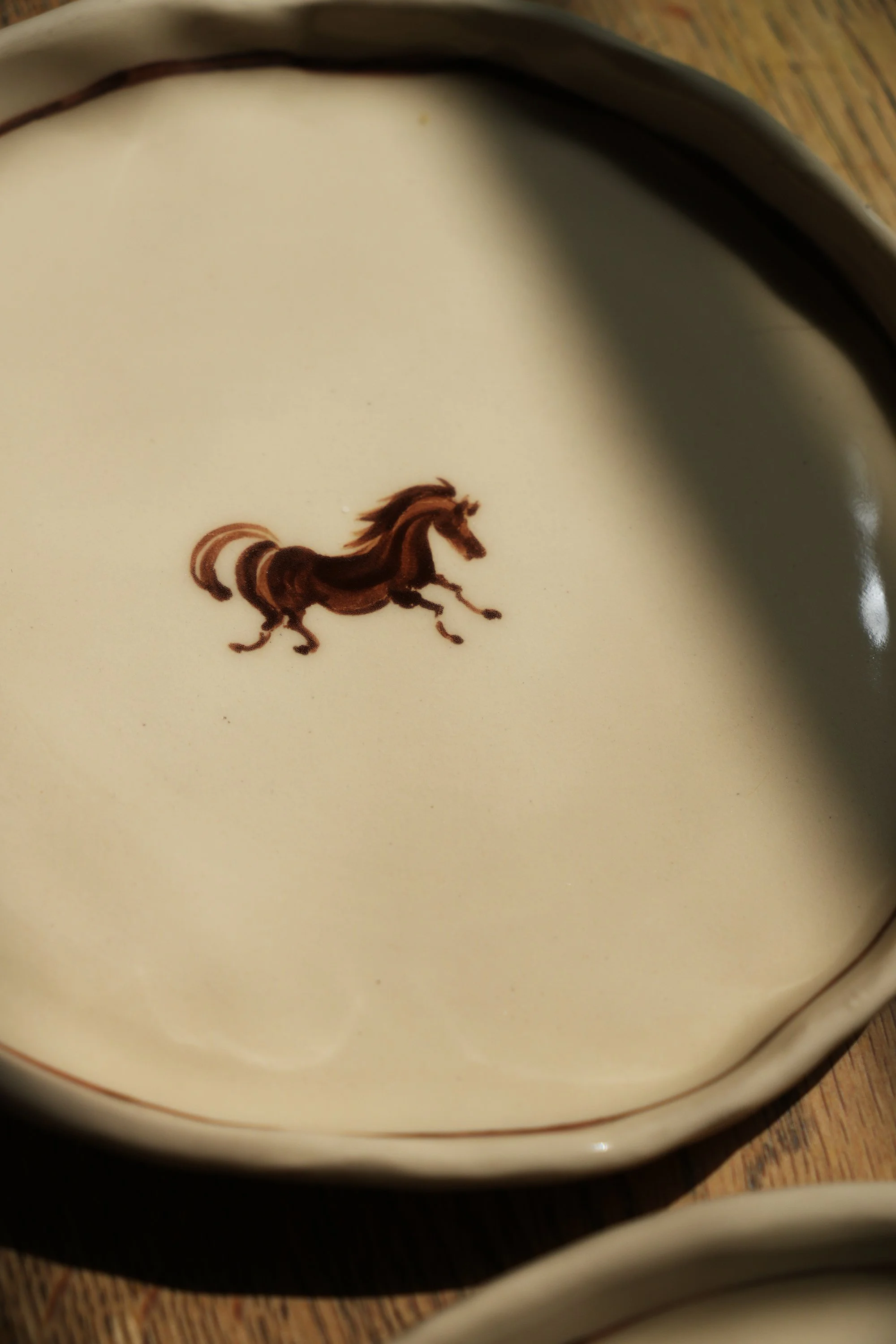 Dainty Horse Ceramic Plate by Curious Common.jpg