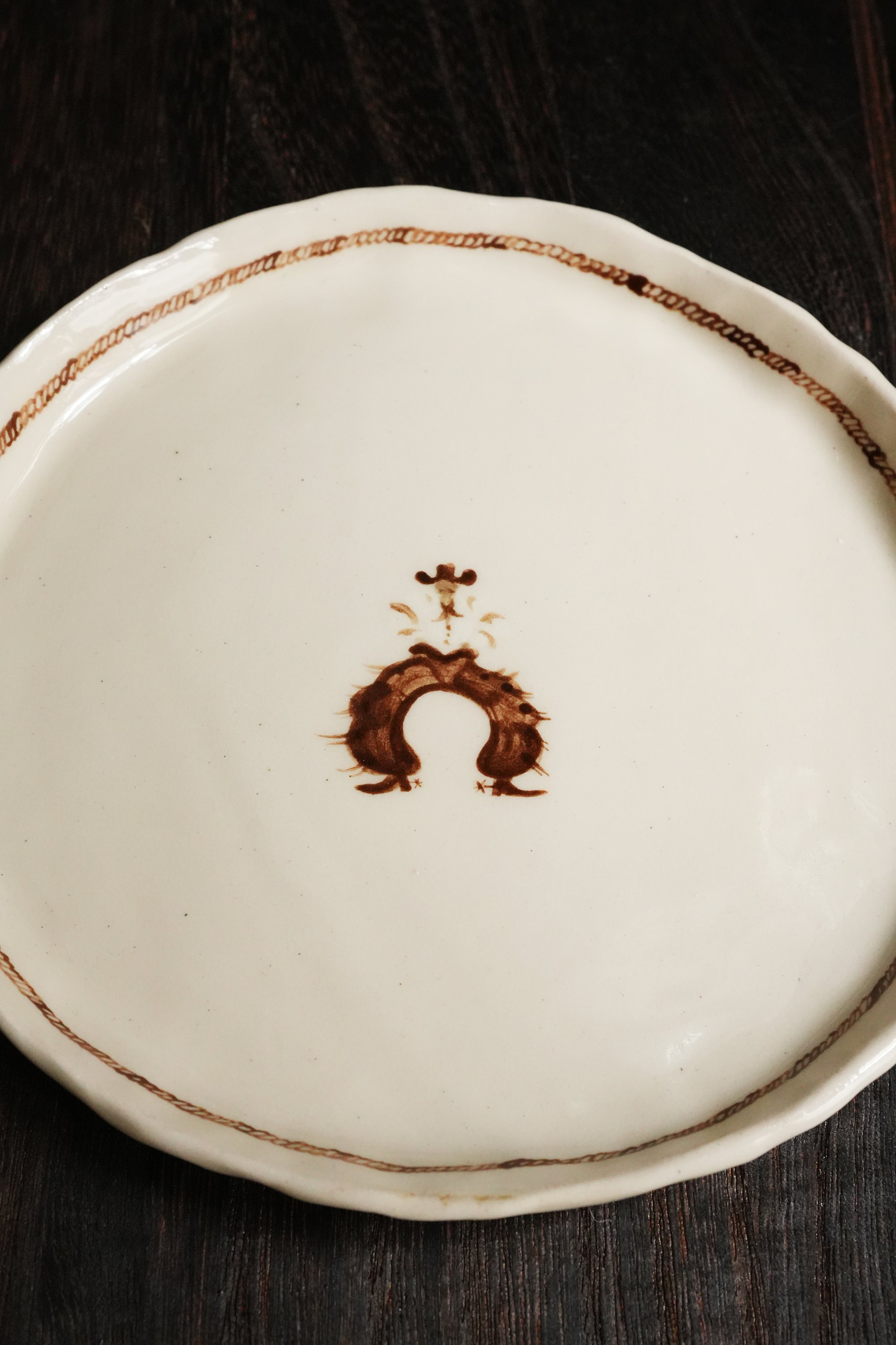 Rope Border Cowboy Plate by curiouscommon.jpg