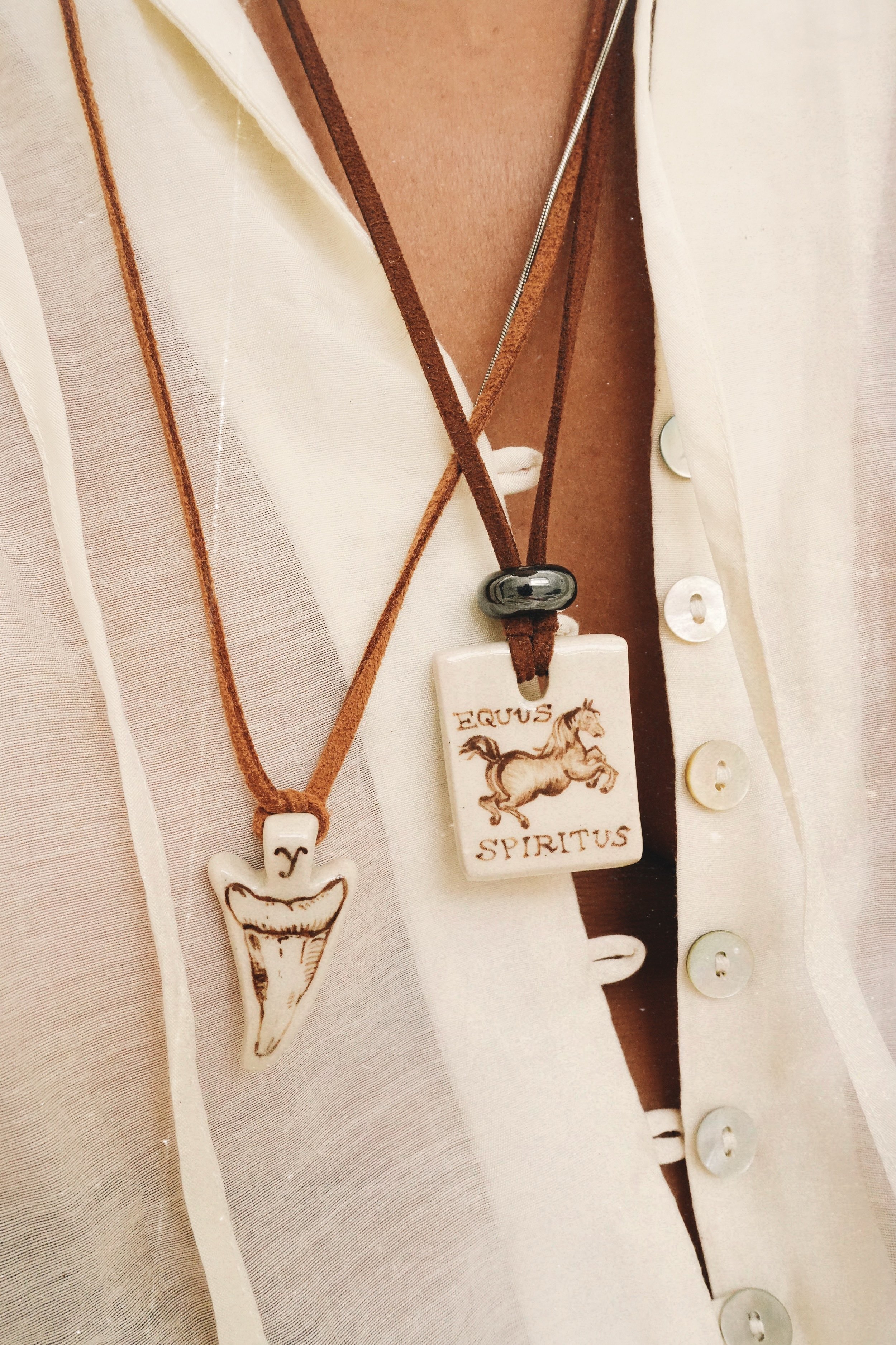 Western Ceramic Jewelry Pendants by Curious Common.jpg