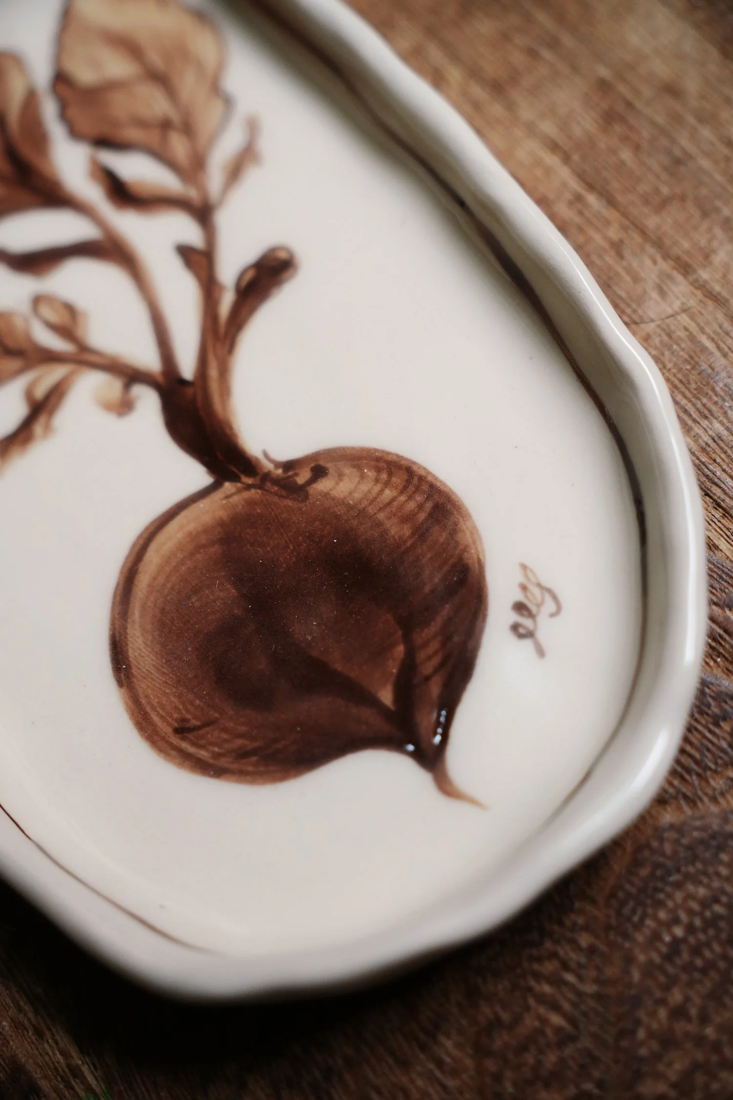 Handpainted Radish Ceramic by Curiouscommon.jpg