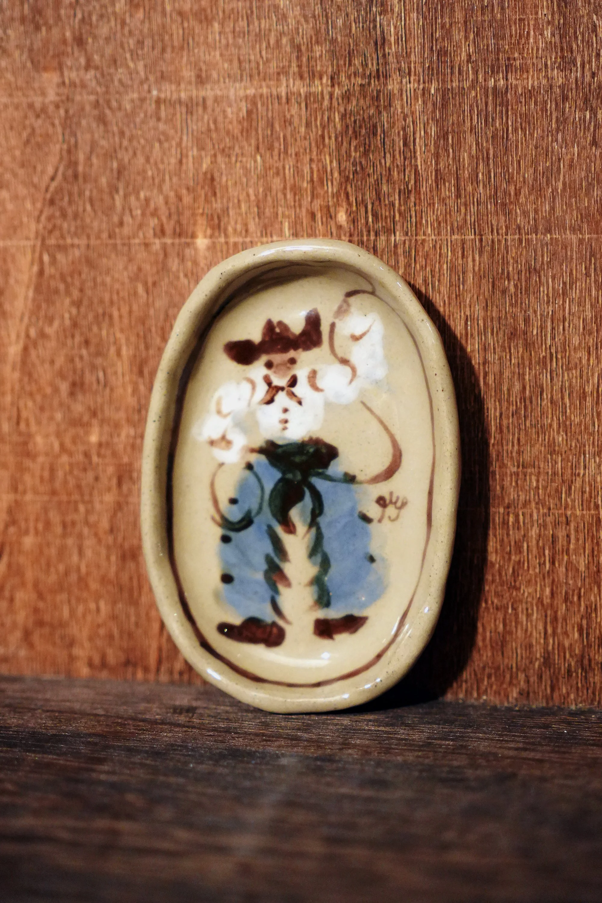 Blue Chaps Cowboy Ring Dish by curiouscommon.jpg