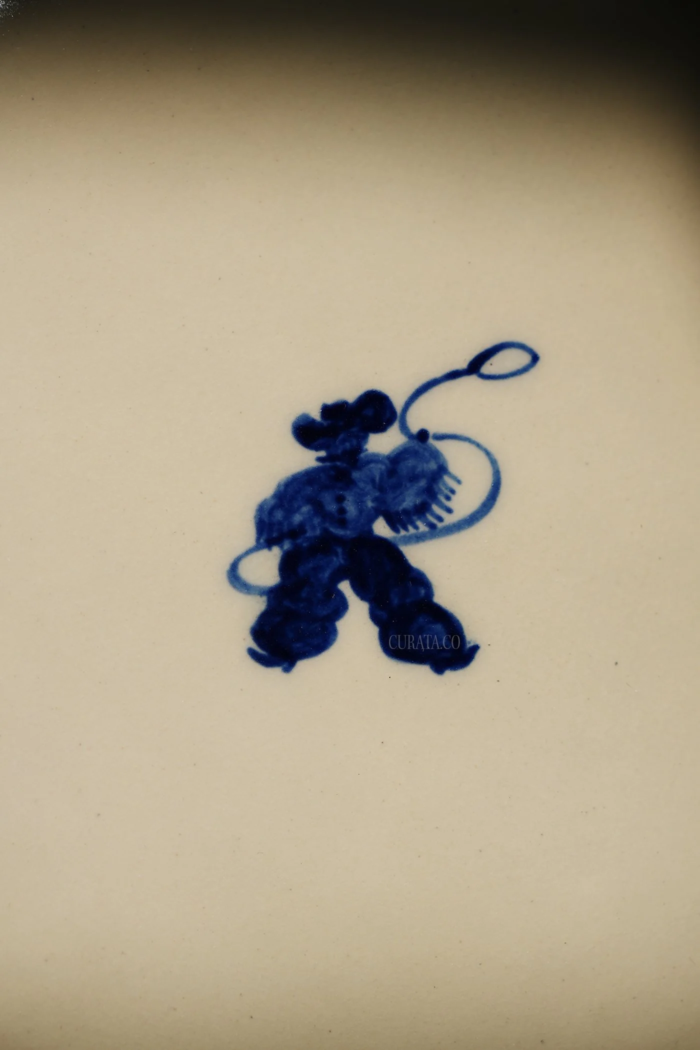 Cowboy China Handpainted Blue Cowboy by Curious Common.jpg