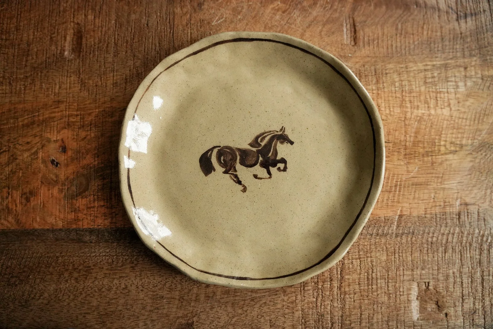 Gypsy Horse Bread & Butter Plate.JPG