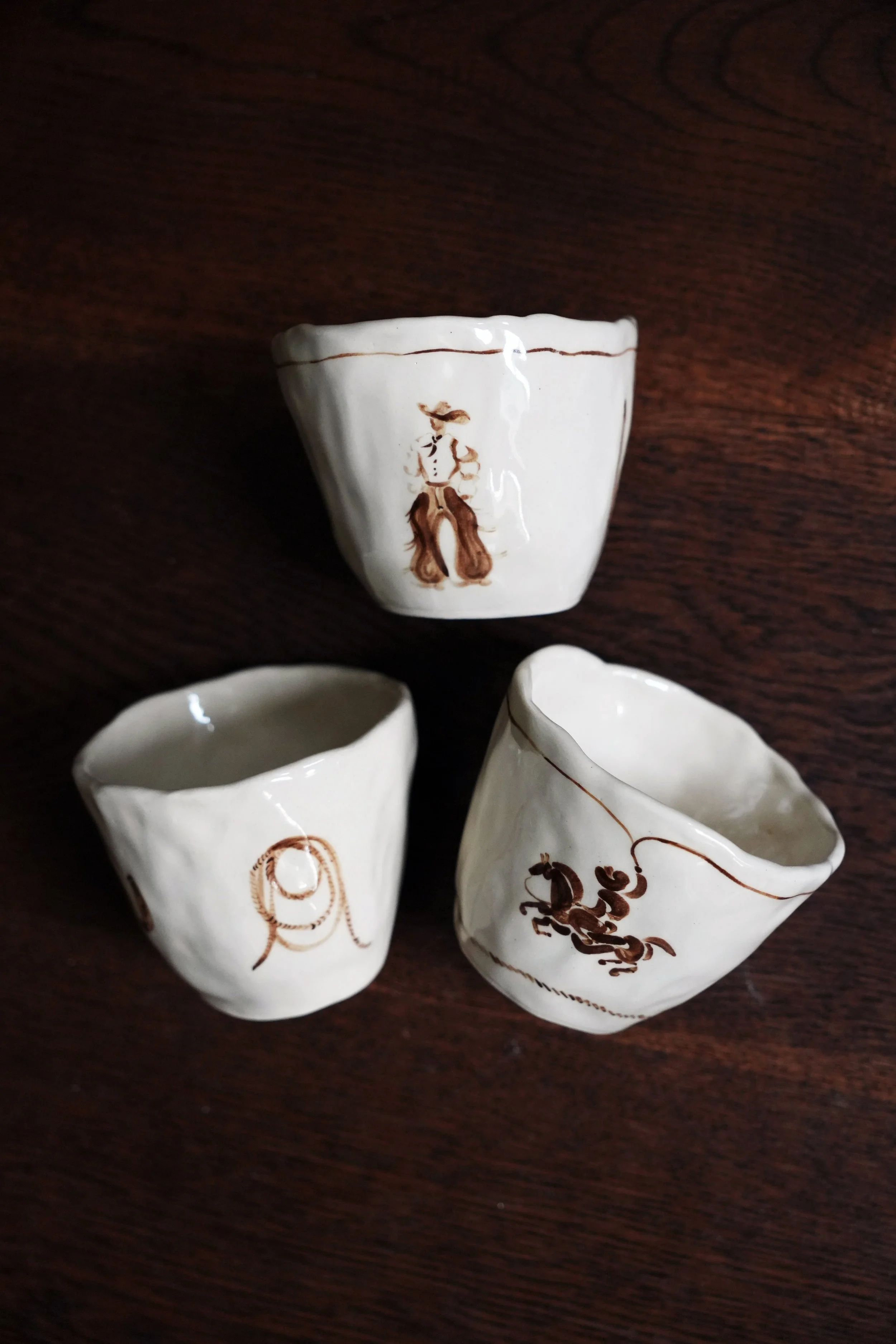 Cowboy Crockery Cups by curious common.jpg