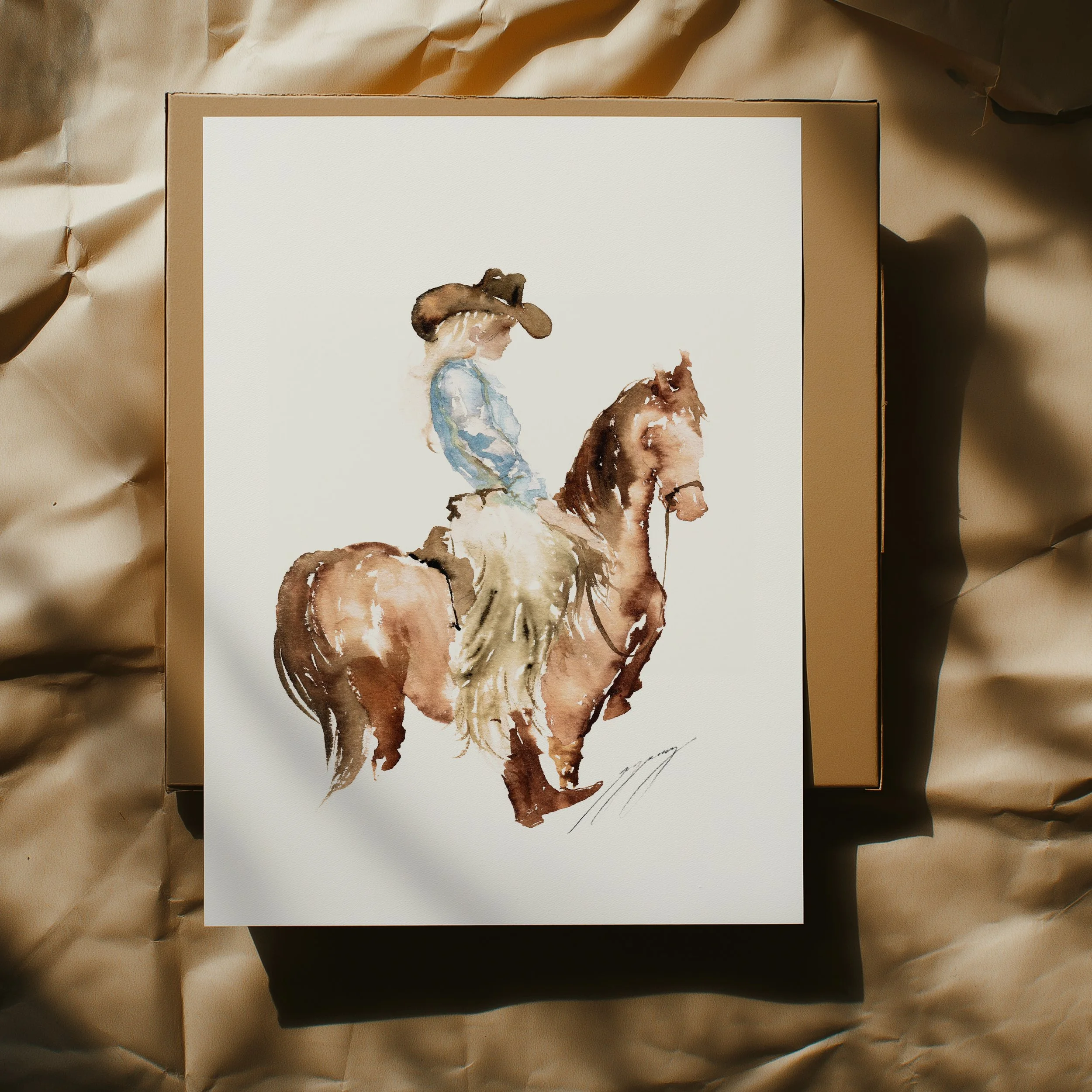 Baby Blue Cowgirl