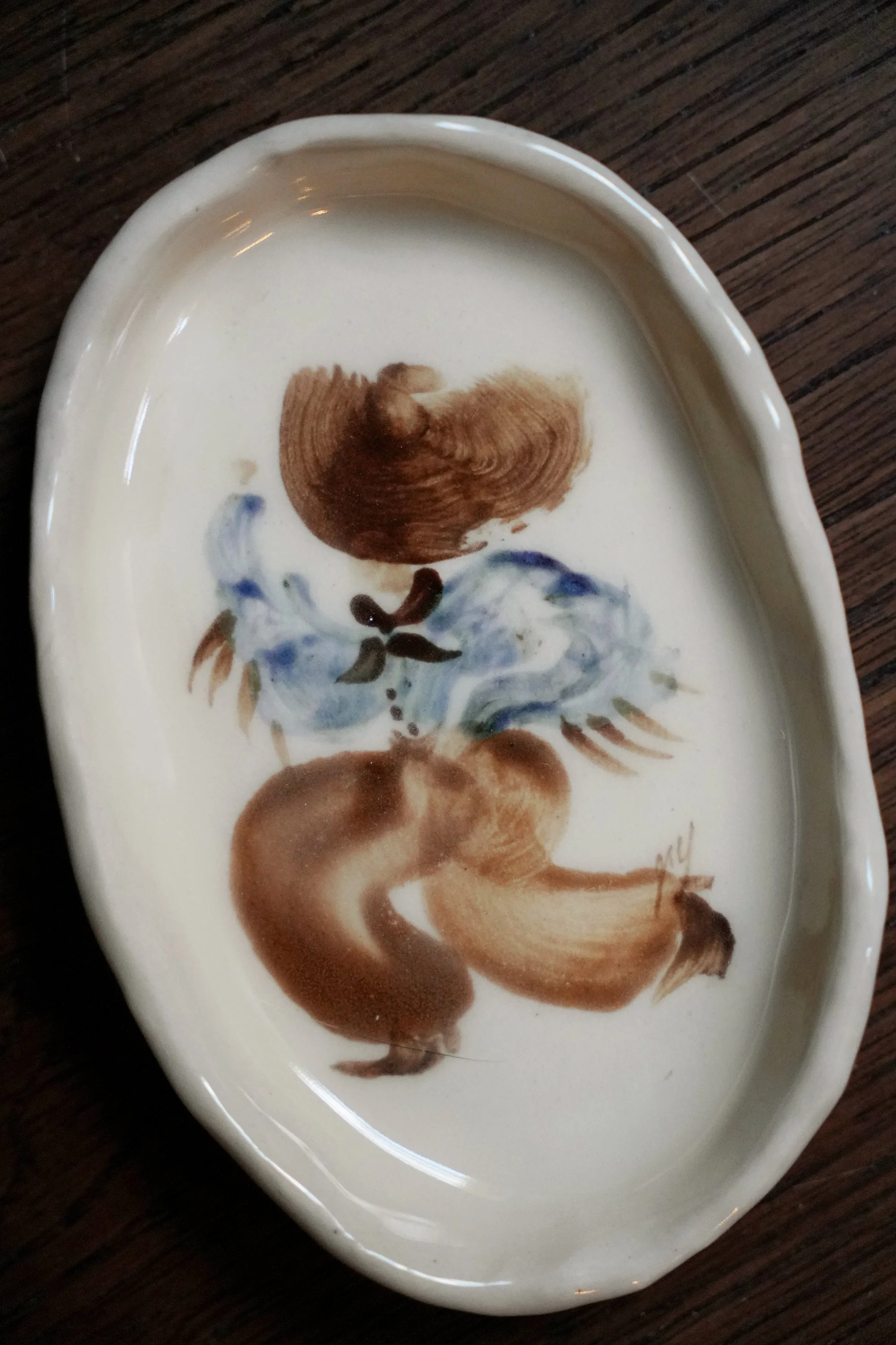 Brown Blue Cowboy Ring Dish.jpg
