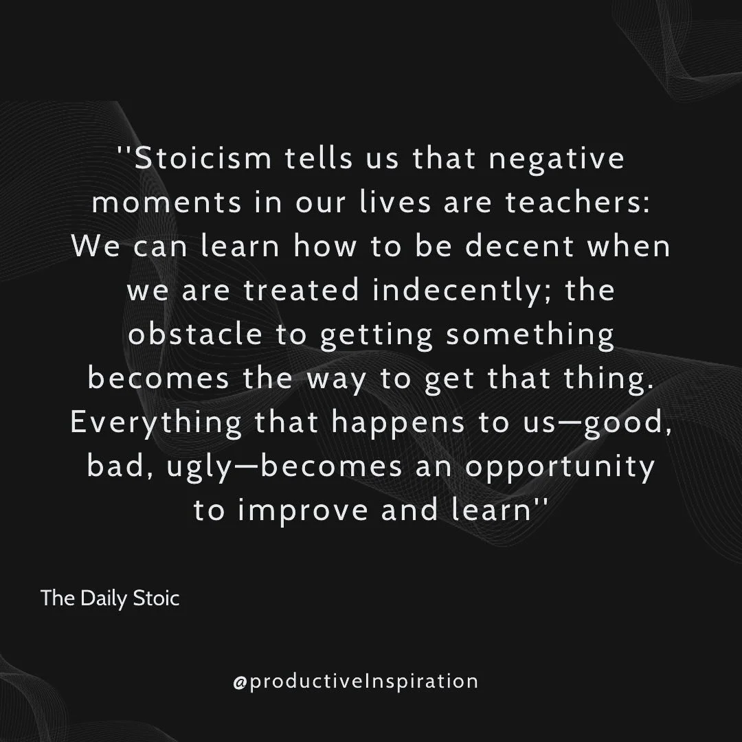 Embracing Negative Emotions: Lessons from Stoicism

Stoicism teaches that negative emotions serve as valuable guides for personal growth:

Understanding Origins: Emotions stem from our interpretations of events, offering insight into our values.

Min