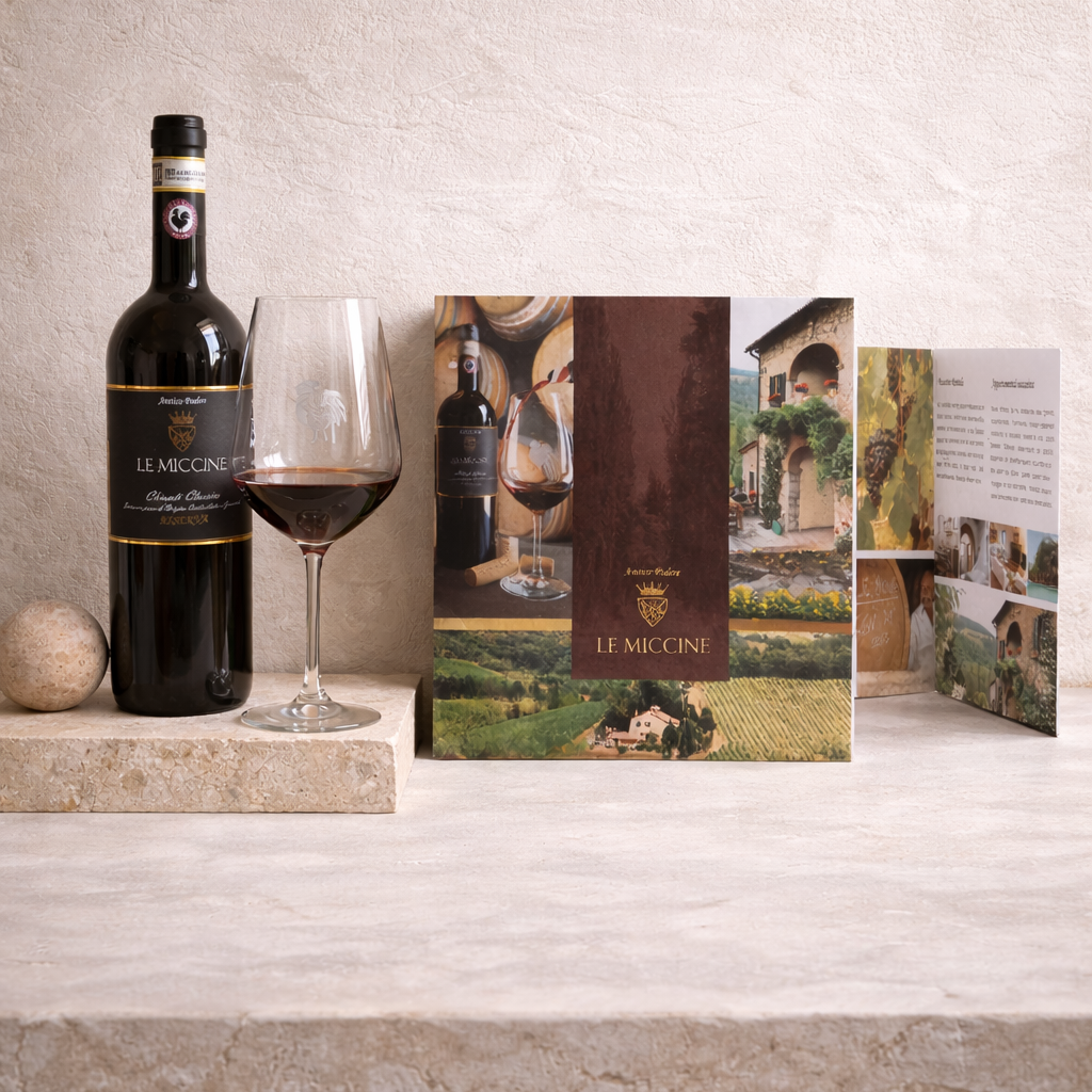 Le Miccine supports de marque et de marketing