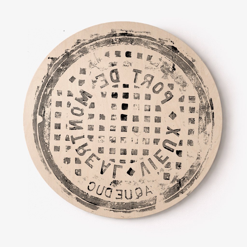 Empreinte originale - Vieux Port de Montréal