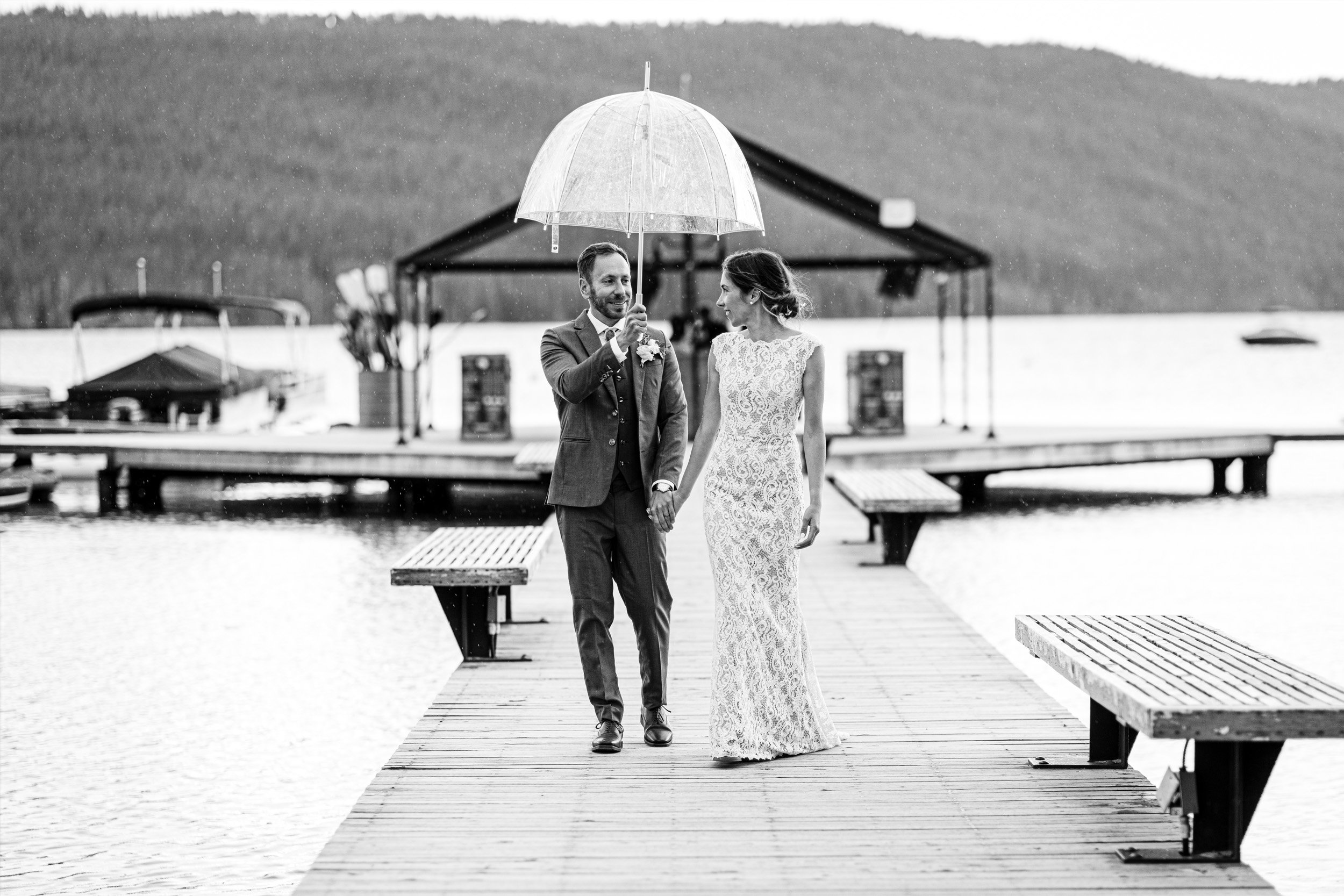  Yes, it rained on our wedding day! 