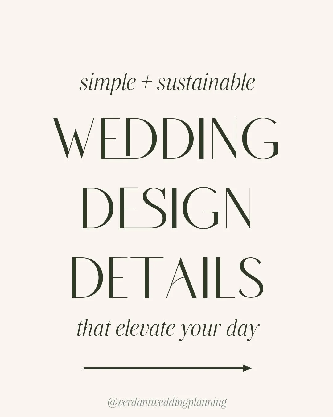 Sustainability and elevated wedding design can absolutely live in the same room.

Here are a few of my favorite simple and sustainable design details that make your day feel intentional, beautiful, and timeless:
🌱Designer accessories
🌱Natural confe