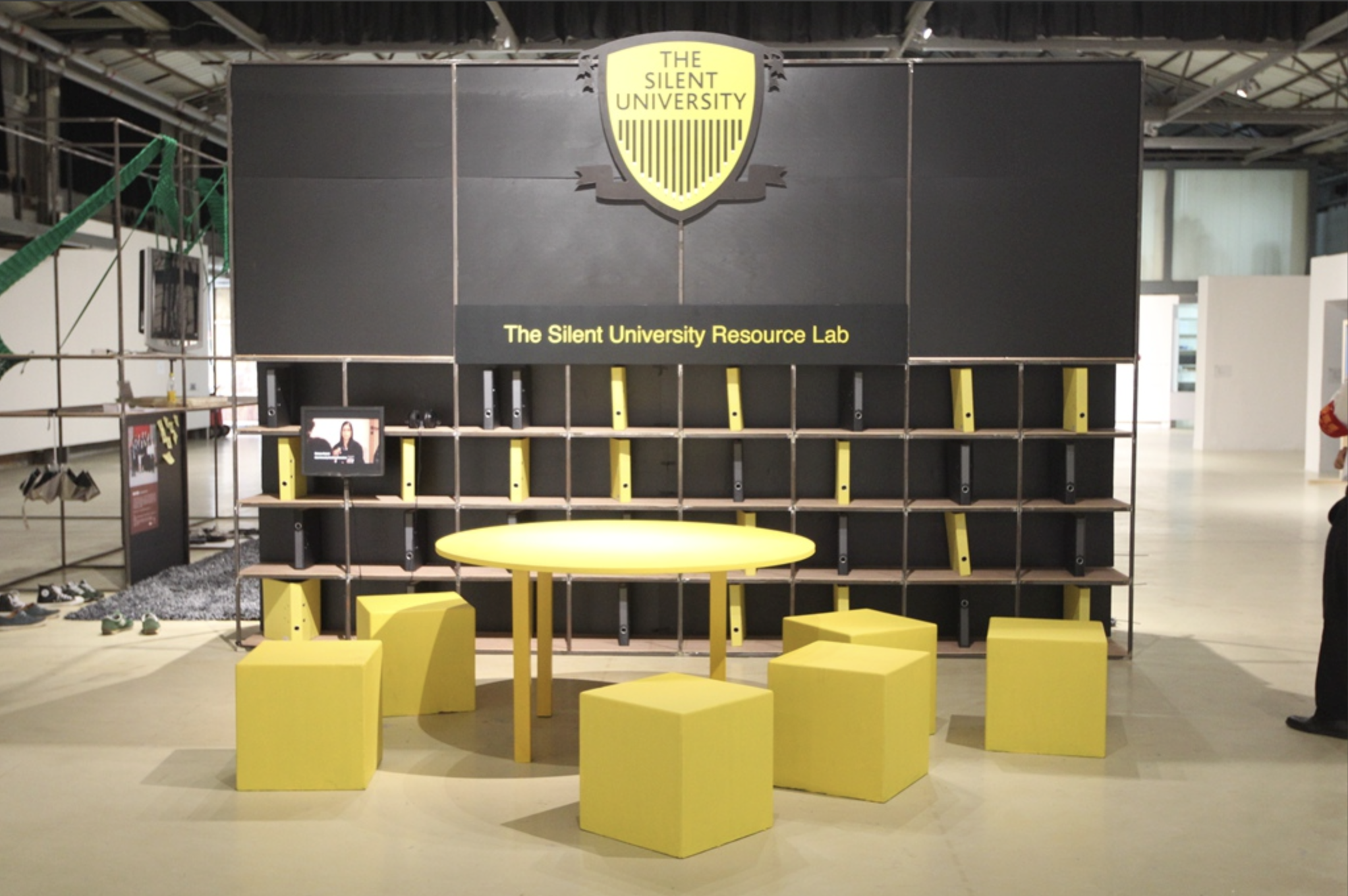 Ahmet Öğüt, The Silent University, Installation view