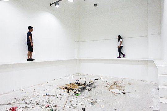 Lai Chih-Sheng, Border_SZ, 2014, Installation, dimensions variable