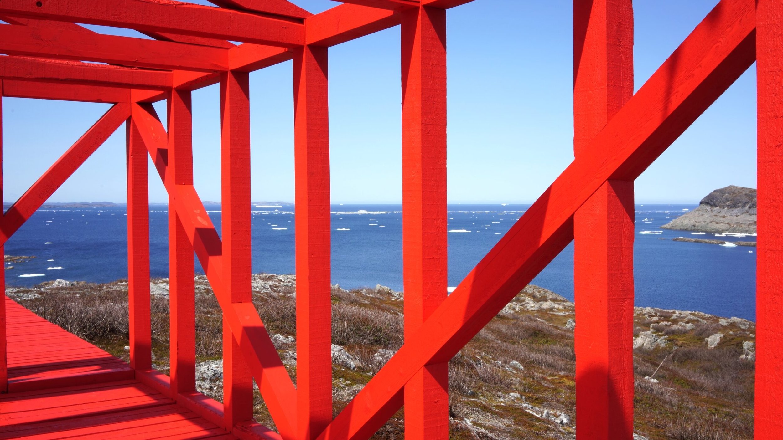 Liam Gillick, A Variability Quantifier (aka The Fogo Island Red Weather Station)