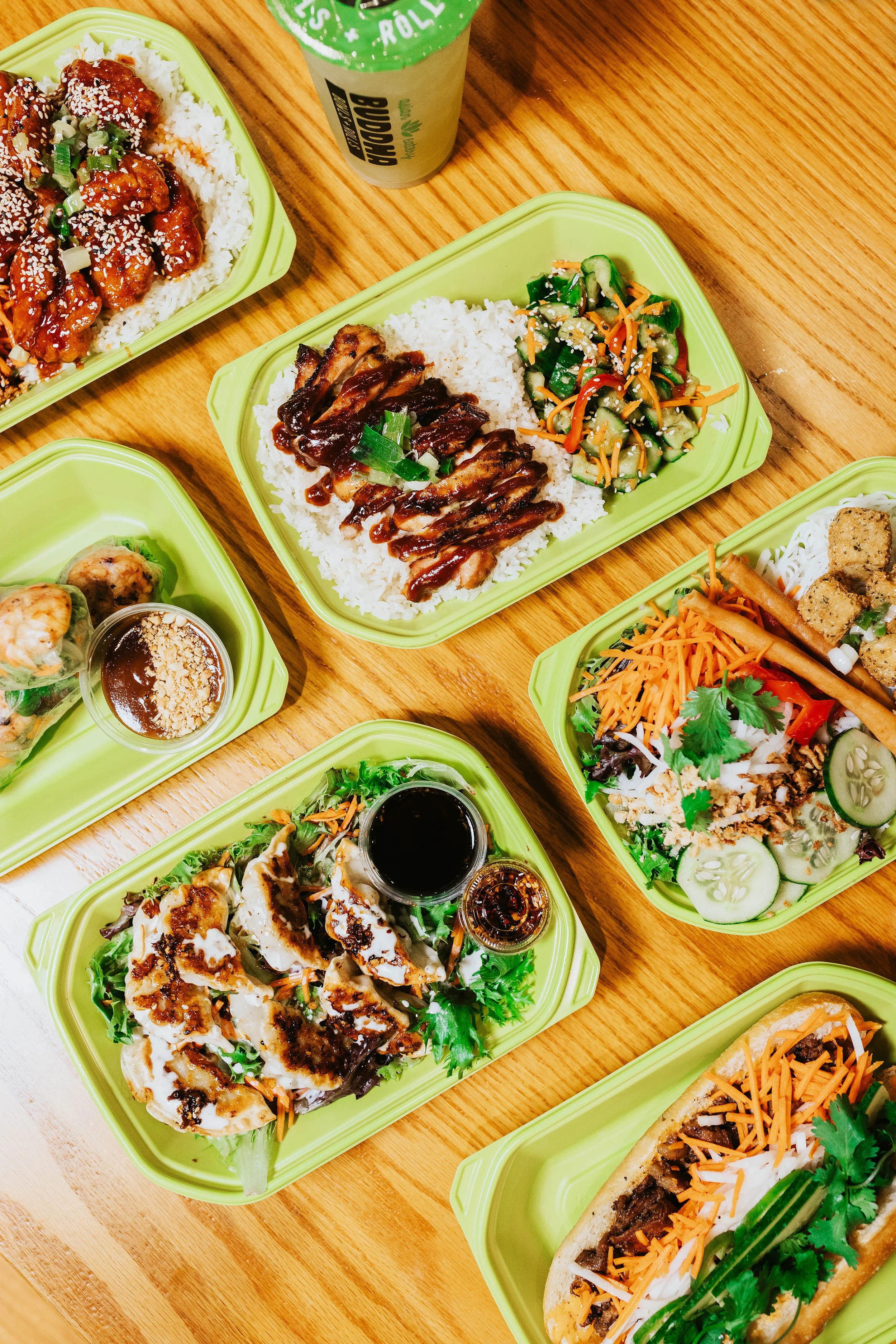 Buddha Bowls and Rolls