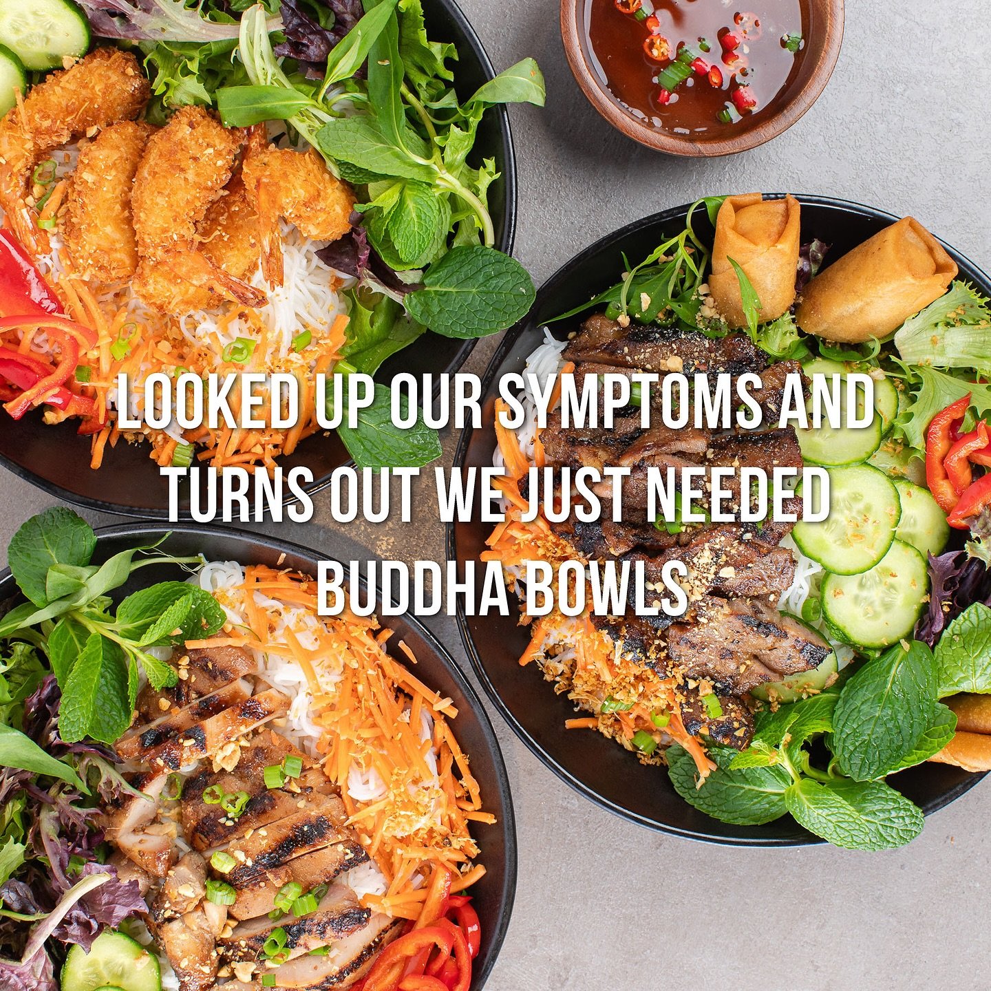 We have the cure 💚

#buddhabowlsandrolls #ilikethewayyouroll #sacramento #sacramentolife #visitsacramento #sacramentoproud #downtownsacramento #downtownsac #yelpsacramento #foodsofsacramento #sacfoodie #sacramentoeats #noodlebowl #noodlebowls #noodl