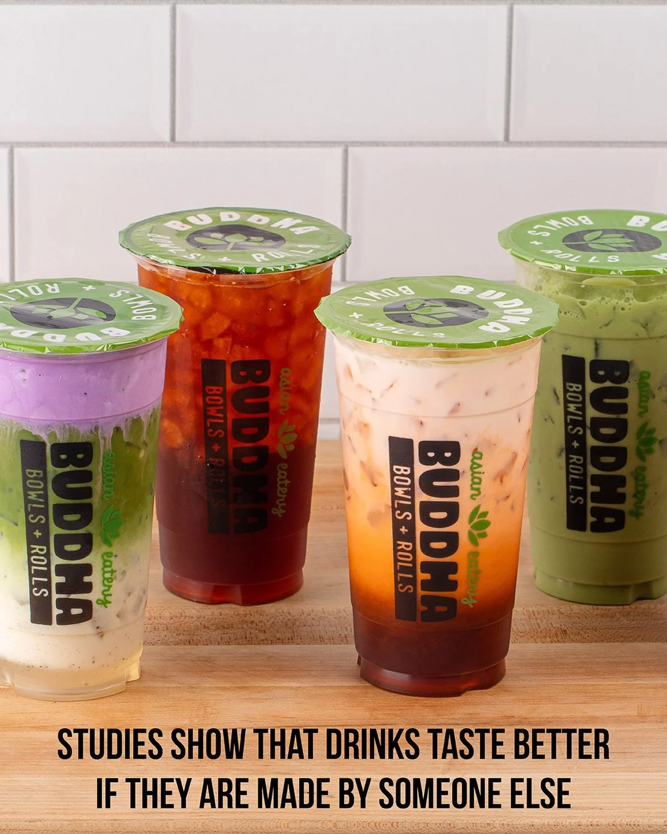 Let that someone else be us 💚 What&rsquo;s your favorite Buddha drink?

#buddhabowlsandrolls #ilikethewayyouroll #sacfoodie #yelpsacramento #sacfoodandbooze #downtownsacramento #downtownsac #visitsacramento #sacramentoproud #sacramentolife #916 #sac