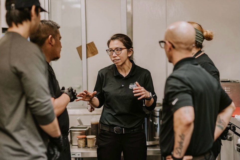 Celebrating the strength and resilience of our fearless leader and boss lady, Nai, and all our women team members on this International Women&rsquo;s Day 💚

#buddhabowlsandrolls #ilikethewayyouroll #internationalwomensday #whoruntheworld #restaurant