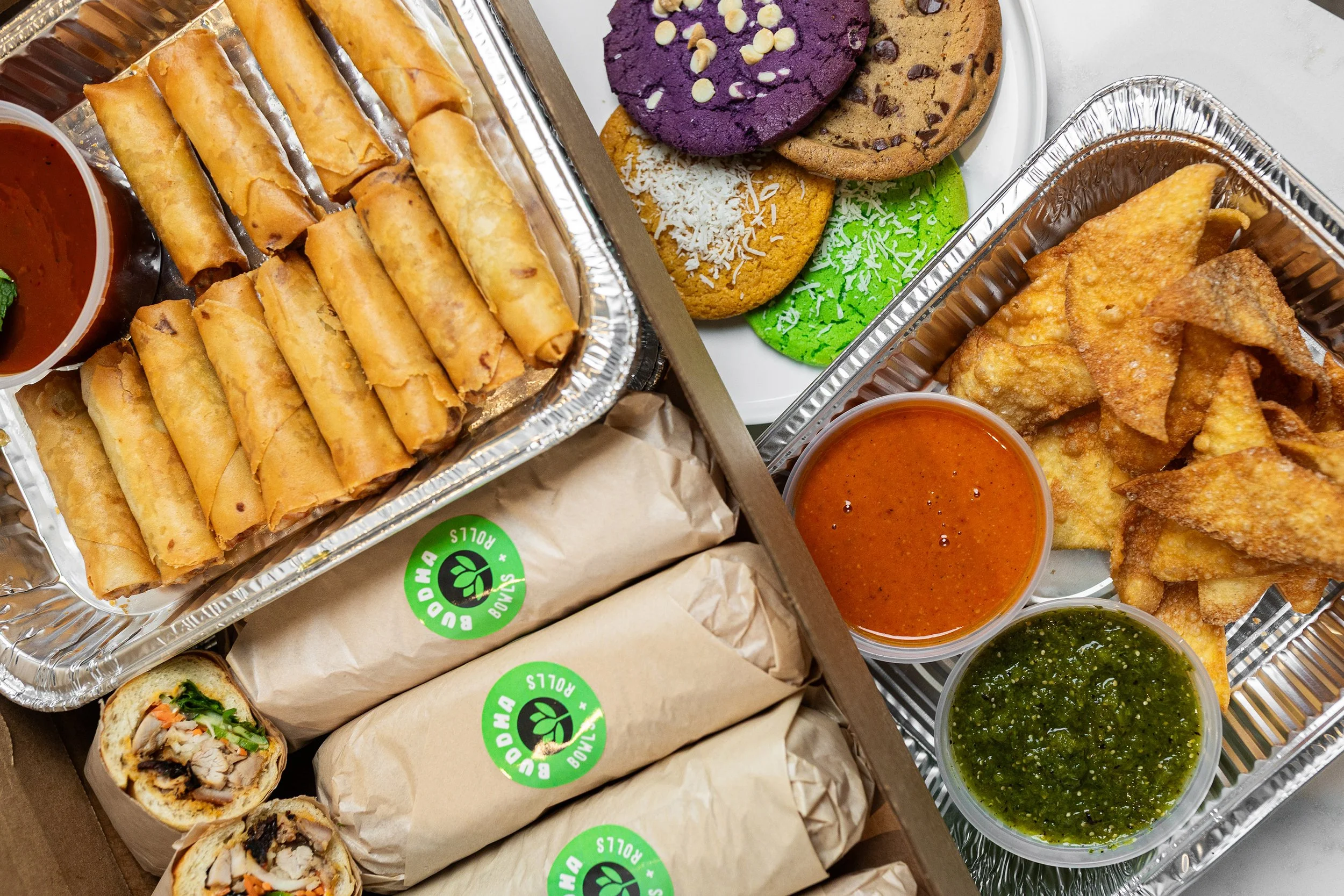 Buddha Bowls and Rolls