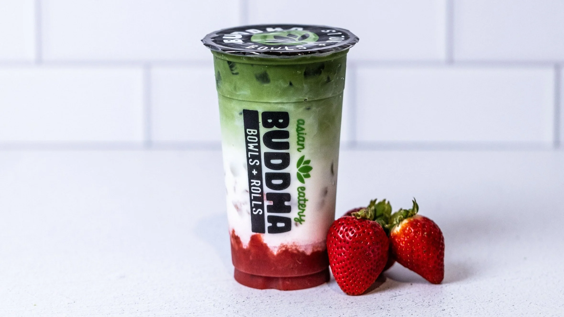 Strawberry Matcha Latte