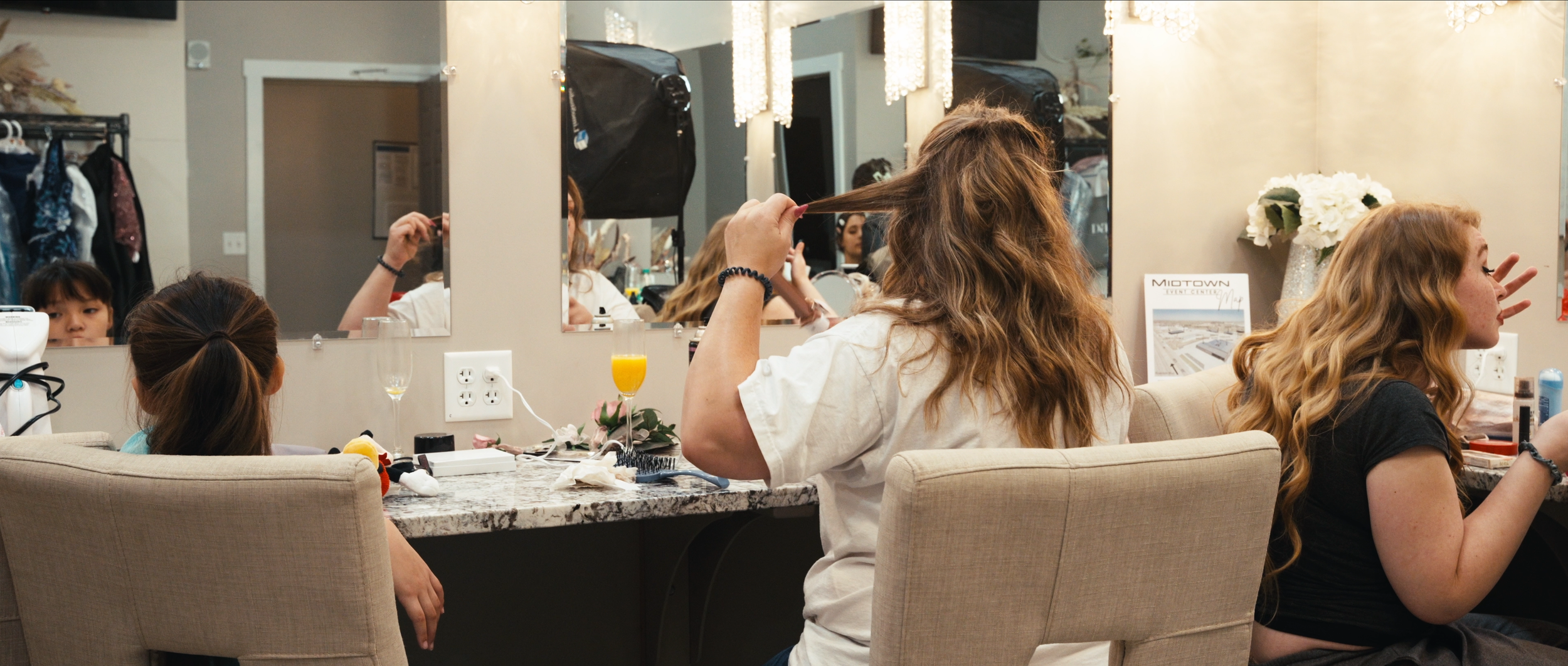 Bridesmaids Getting Ready at Midtown Event Center Norfolk