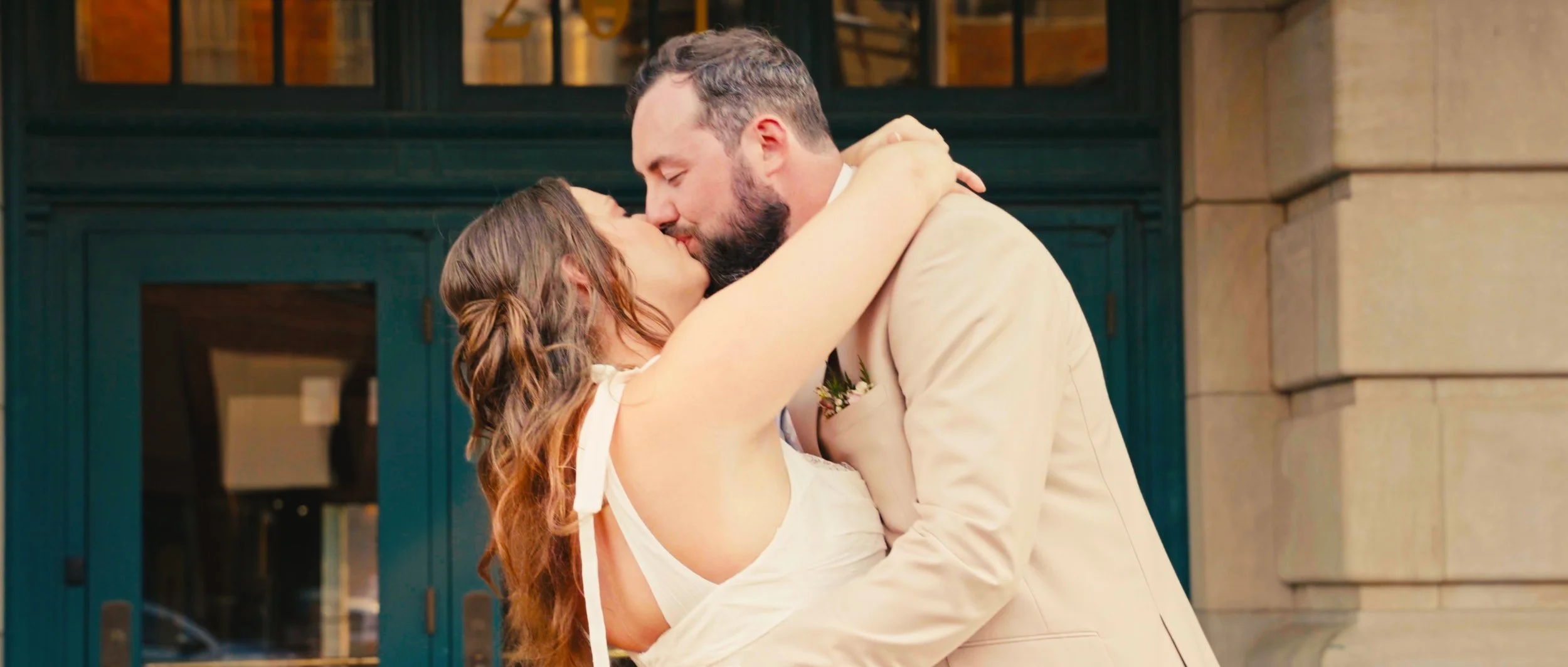 High energy dancing at wedding reception in Lincoln Nebraska