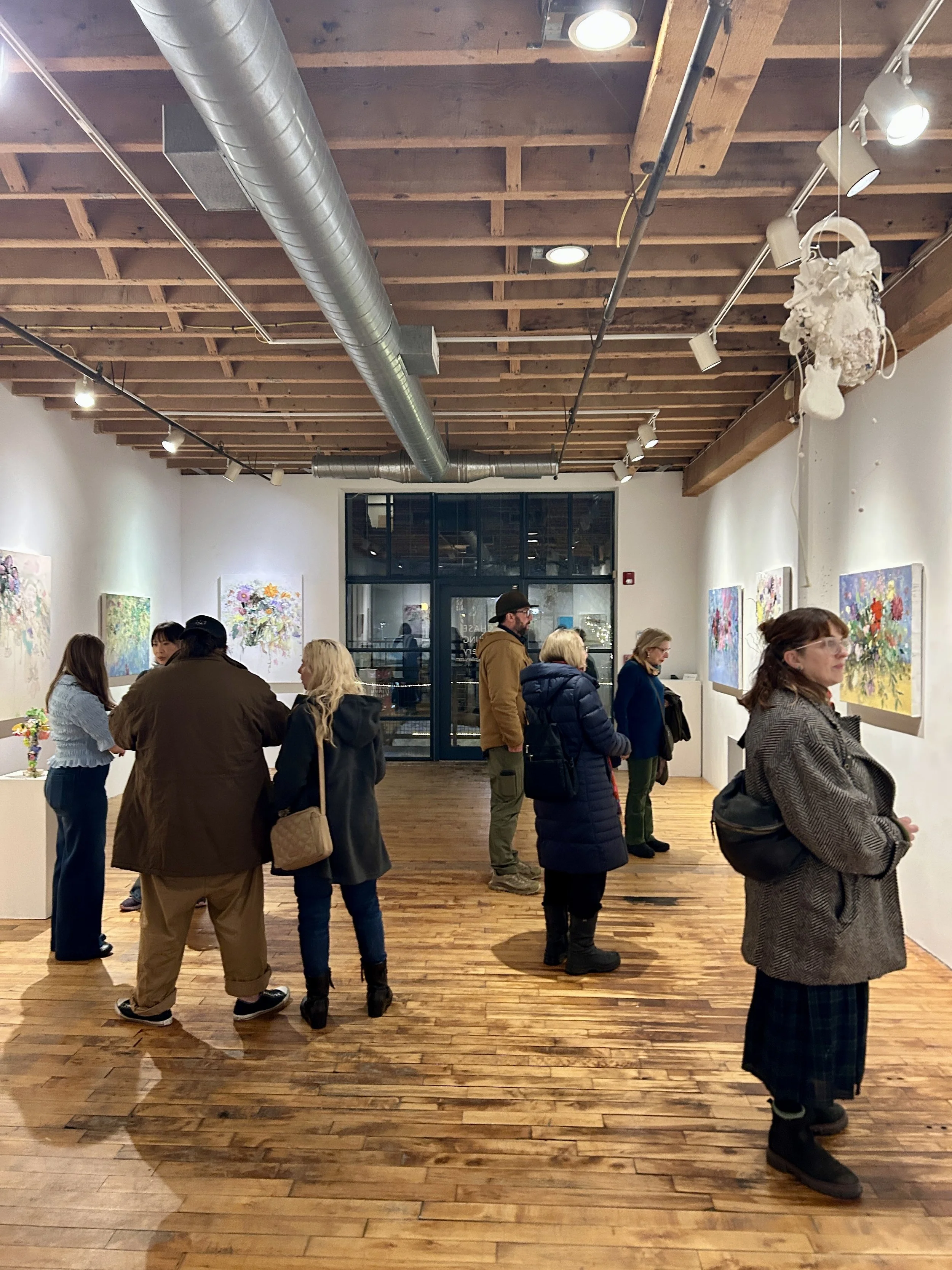 hosting opening reception for exhibition