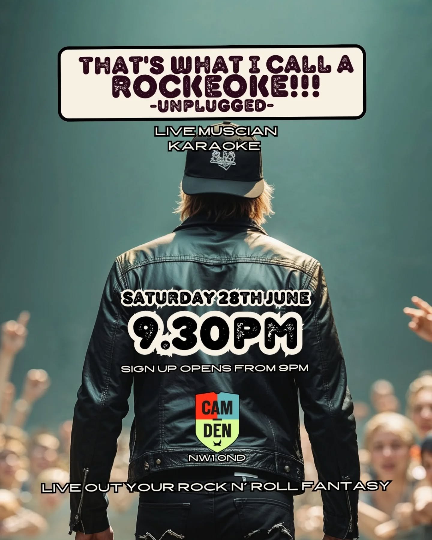 That's What I Call A Rockeoke - Unplugged' is returning to Brewdog Camden this Saturday

📍9pm Sign-Up Opens
📍9.30pm -11.30pm Rockeoke

*Be there early to avoid disappointment.

With over 90 songs to choose from, We've got Hits from the 60s -2000s a