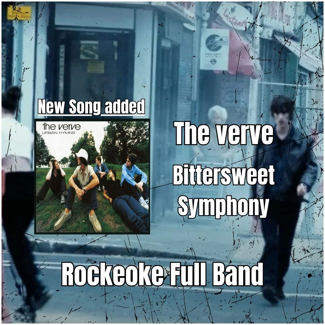 We have Added these two classics to our Full Band Rockeoke setlist! 🎸✨

🔥 This month&rsquo;s new additions:
1️⃣ @officialtheverve - Bittersweet Symphony
2️⃣ @Oasis - Live forever

you can find these songs on our online sign-up system at our Rockeok