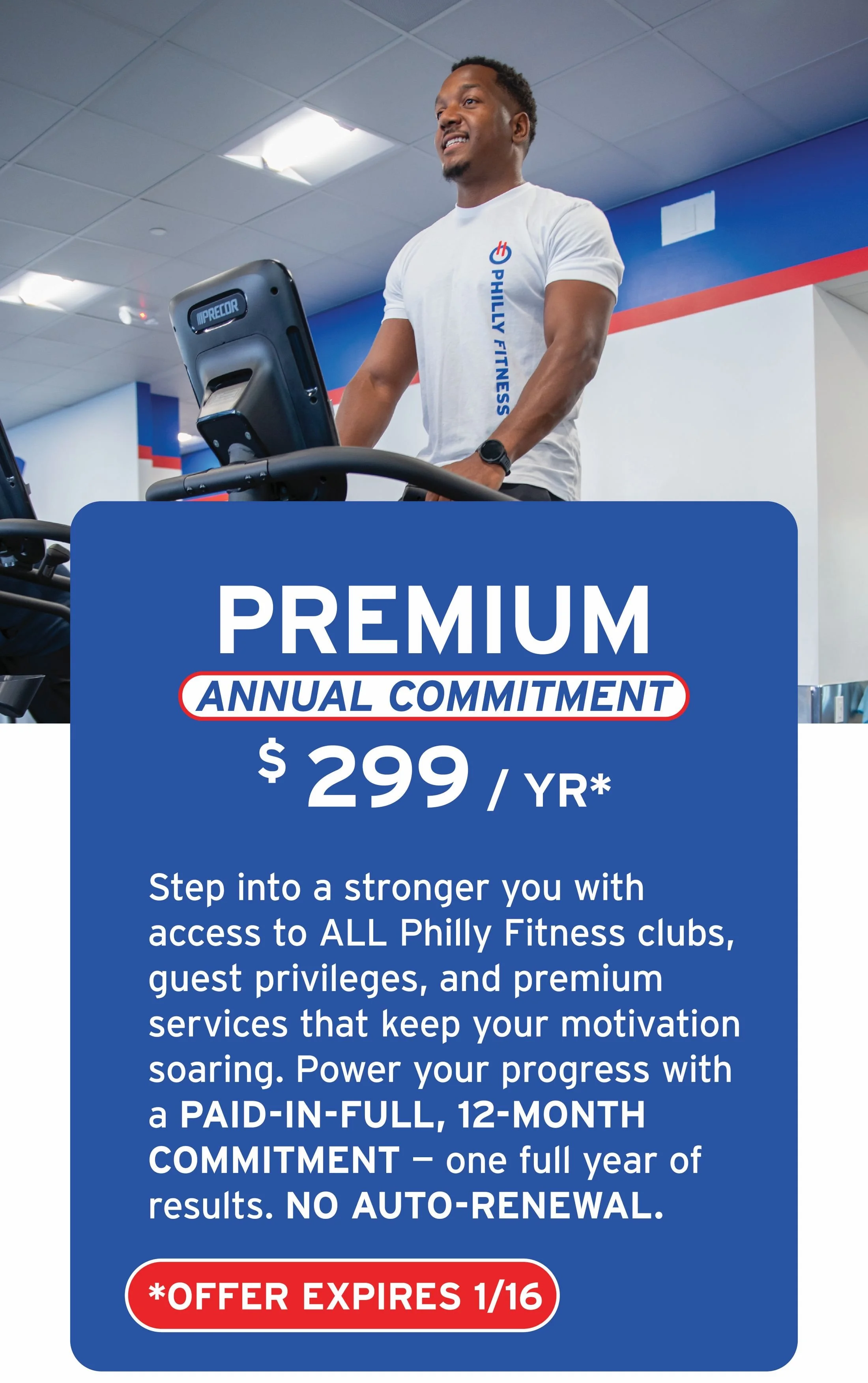 Pay In Full Premium Membership at Philly Fitness