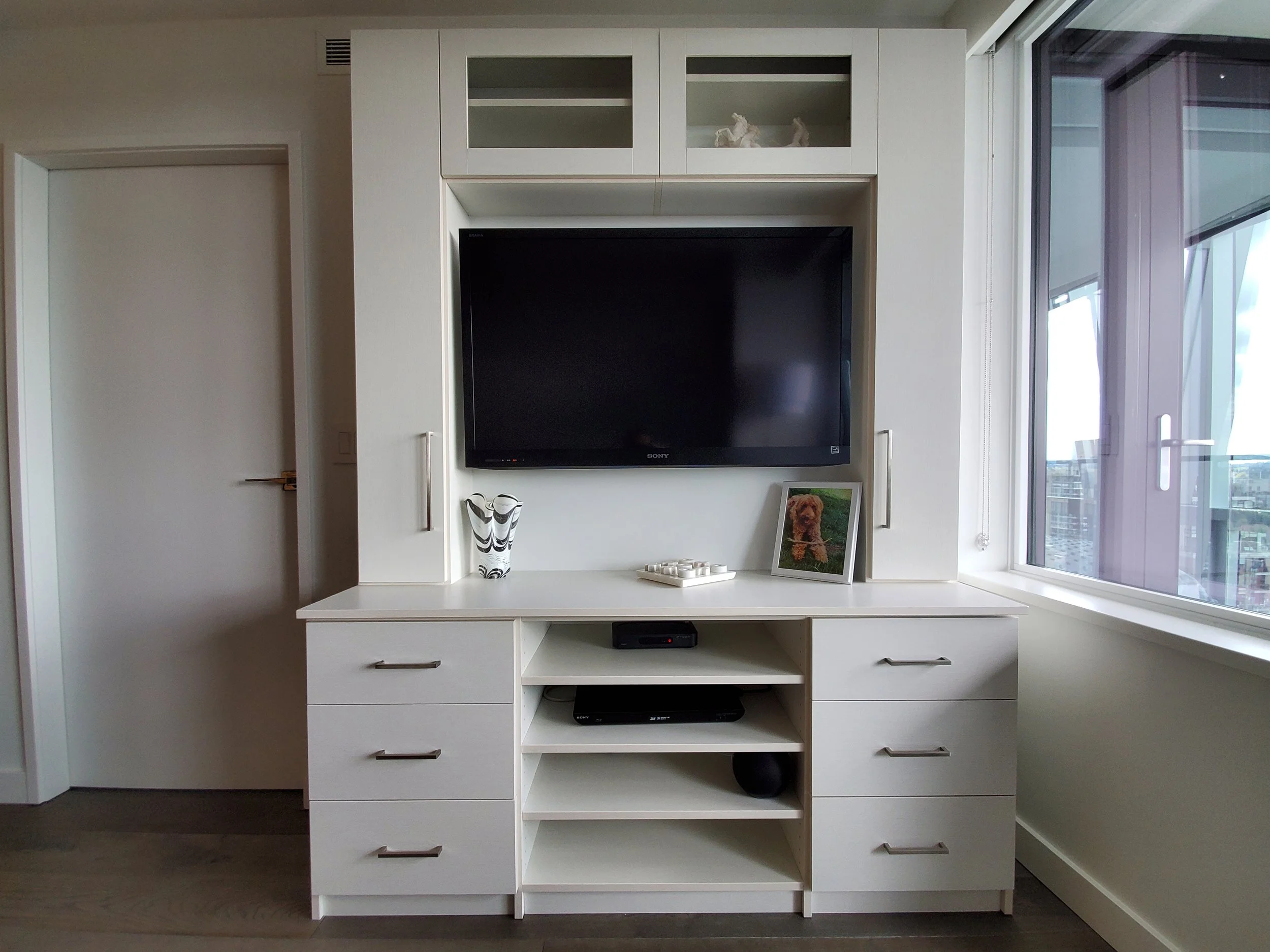 Media Consoles + Bookshelves