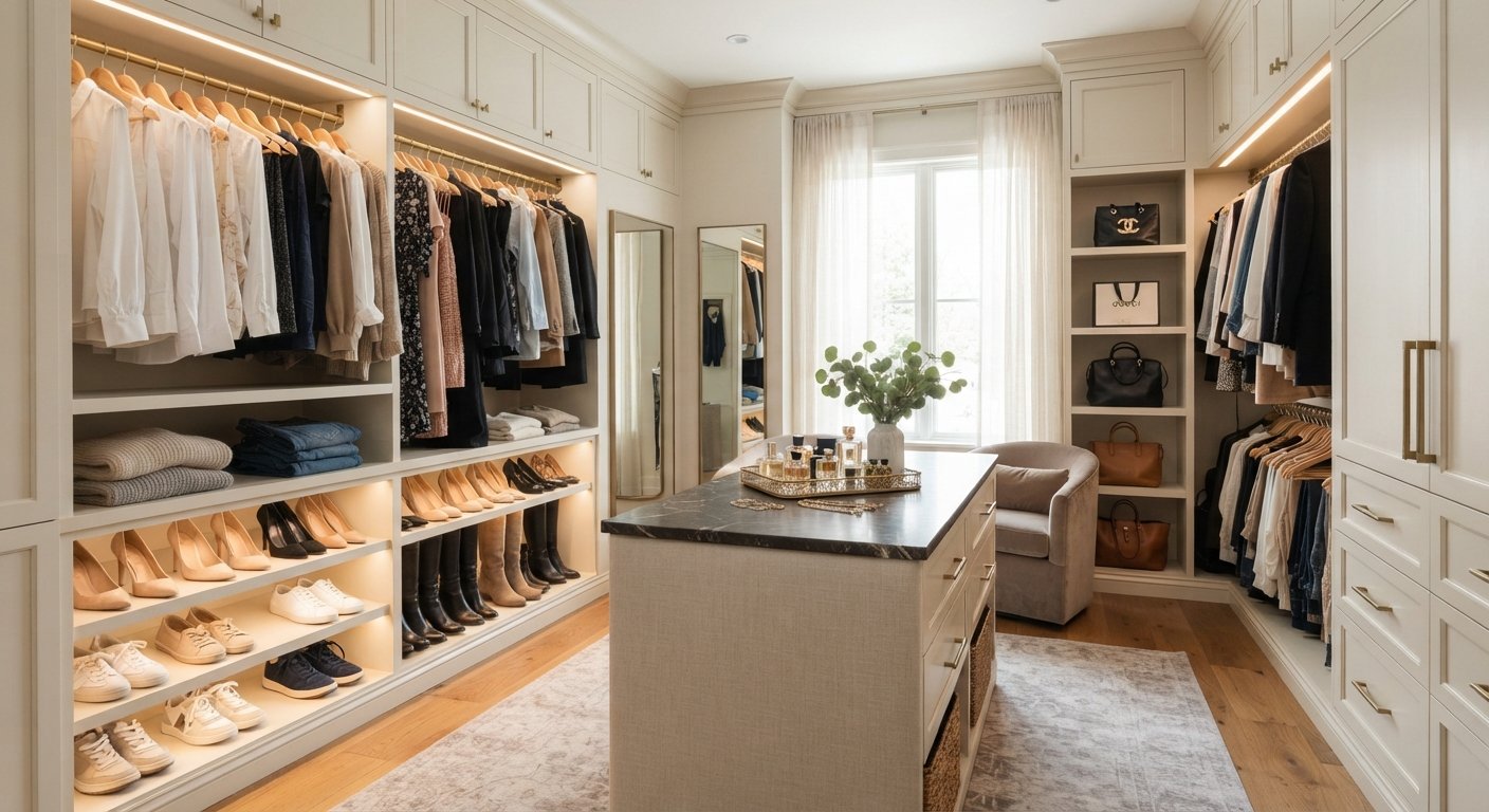 Which Walk-In Closet Design Trends Are Vancouver Homeowners Asking For? 