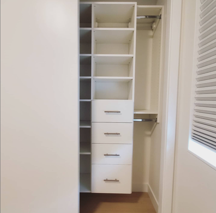 Custom Reach-in Closet in Vancouver, Burnaby or Richmond