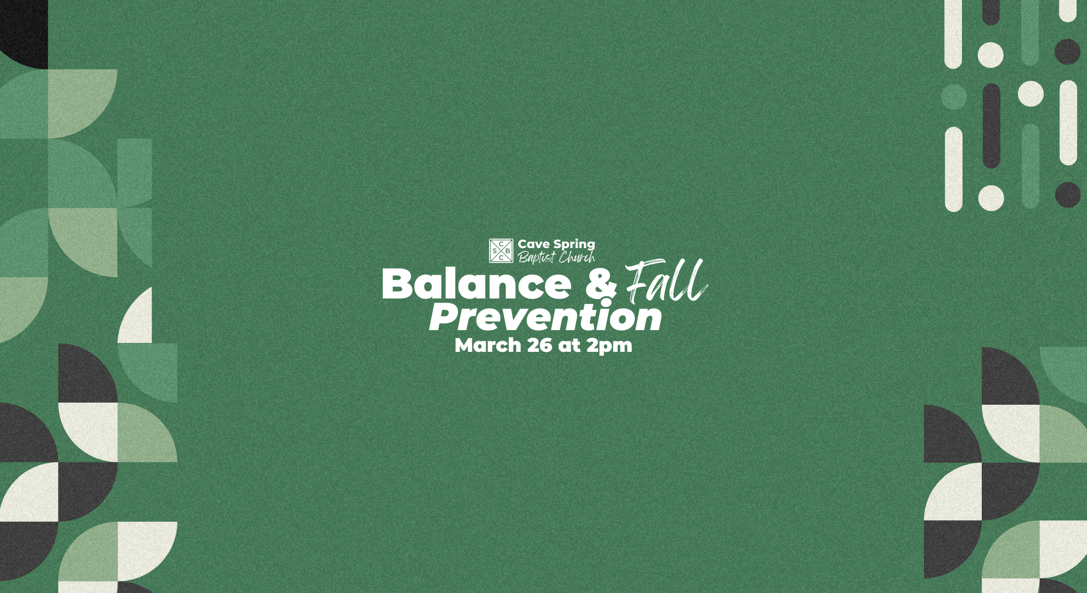 Balance &amp; Fall Prevention